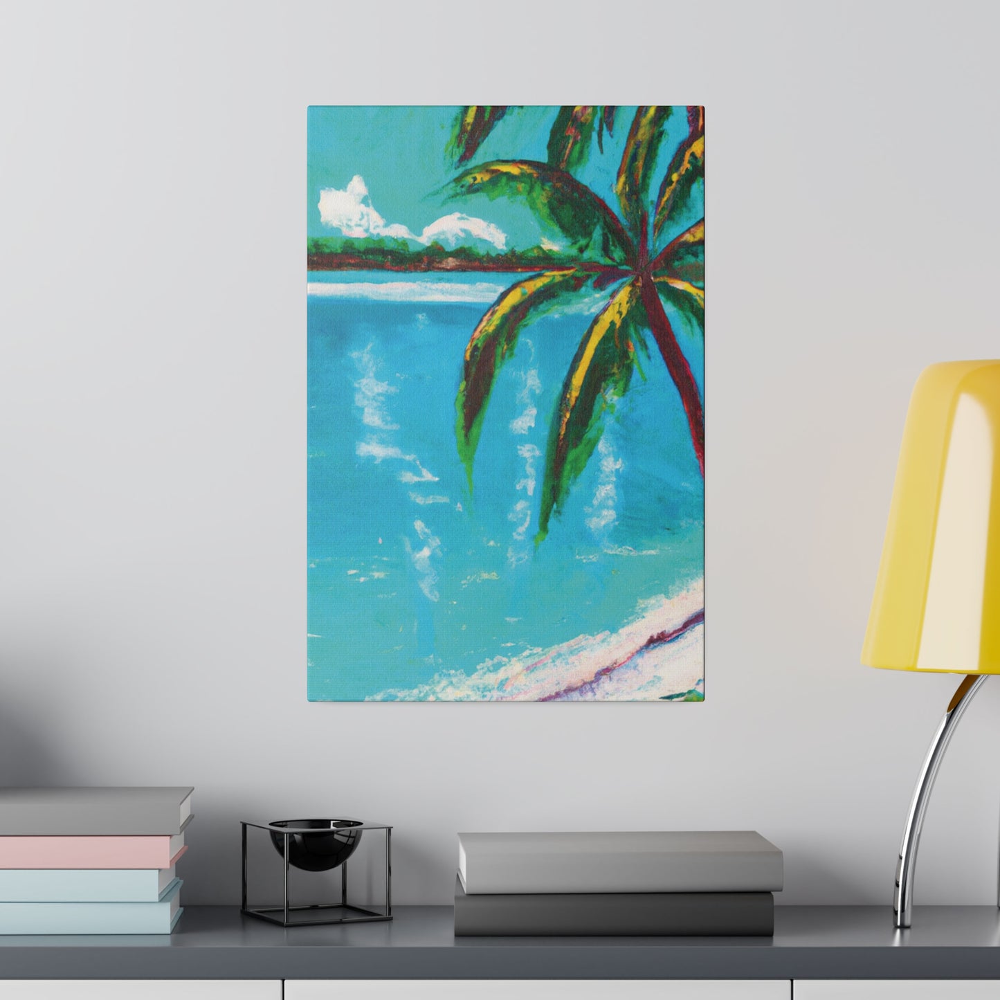 3917M - Bahamas Ocean Painting Print | Bahamas | Ocean | Beach | Poster | Home Decor | Wall Art | Canvas