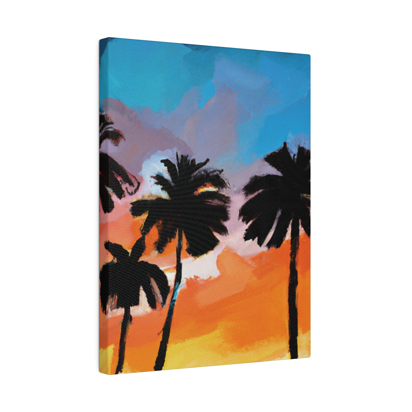 7010V - Miami Beach Sunset Painting Print | Miami | Beach | Sunset | Poster | Home Decor | Wall Art | Canvas