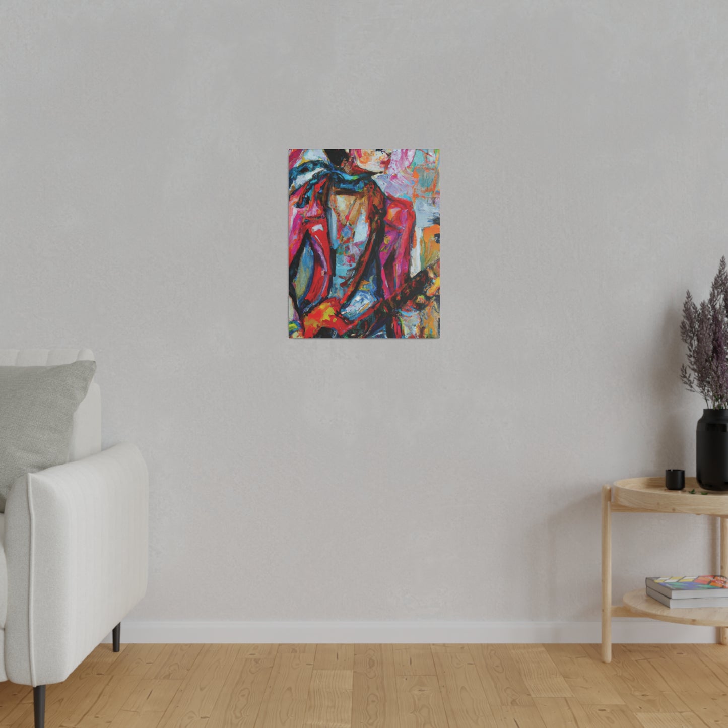 5694F - Rockstar Oil Painting Style Print | Poster | Home Decor | Wall Art | Music Art | Canvas