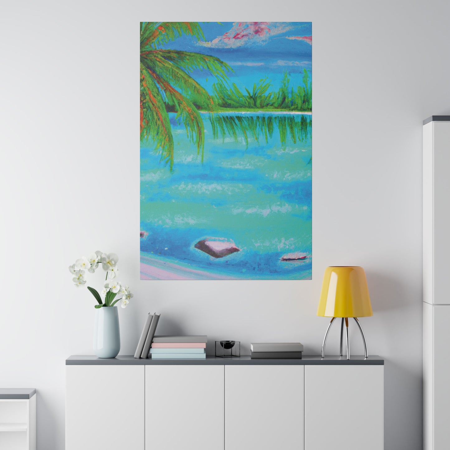 5279Q - Bahamas Ocean Painting Print | Bahamas | Ocean | Beach | Poster | Home Decor | Wall Art | Canvas