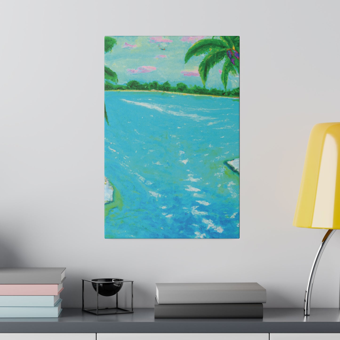 6527F - Bahamas Ocean Painting Print | Bahamas | Ocean | Beach | Poster | Home Decor | Wall Art | Canvas