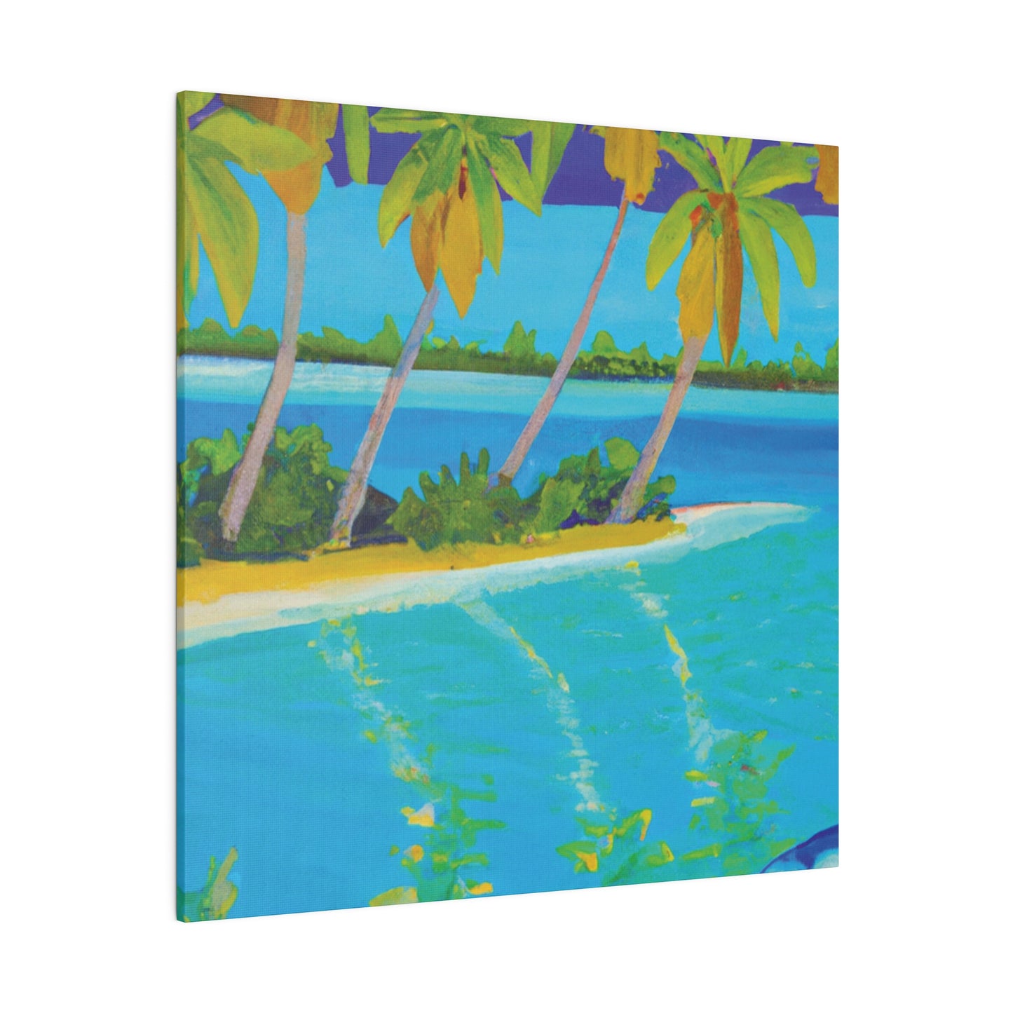 8347B - Bahamas Ocean Painting Print | Bahamas | Ocean | Beach | Poster | Home Decor | Wall Art | Canvas