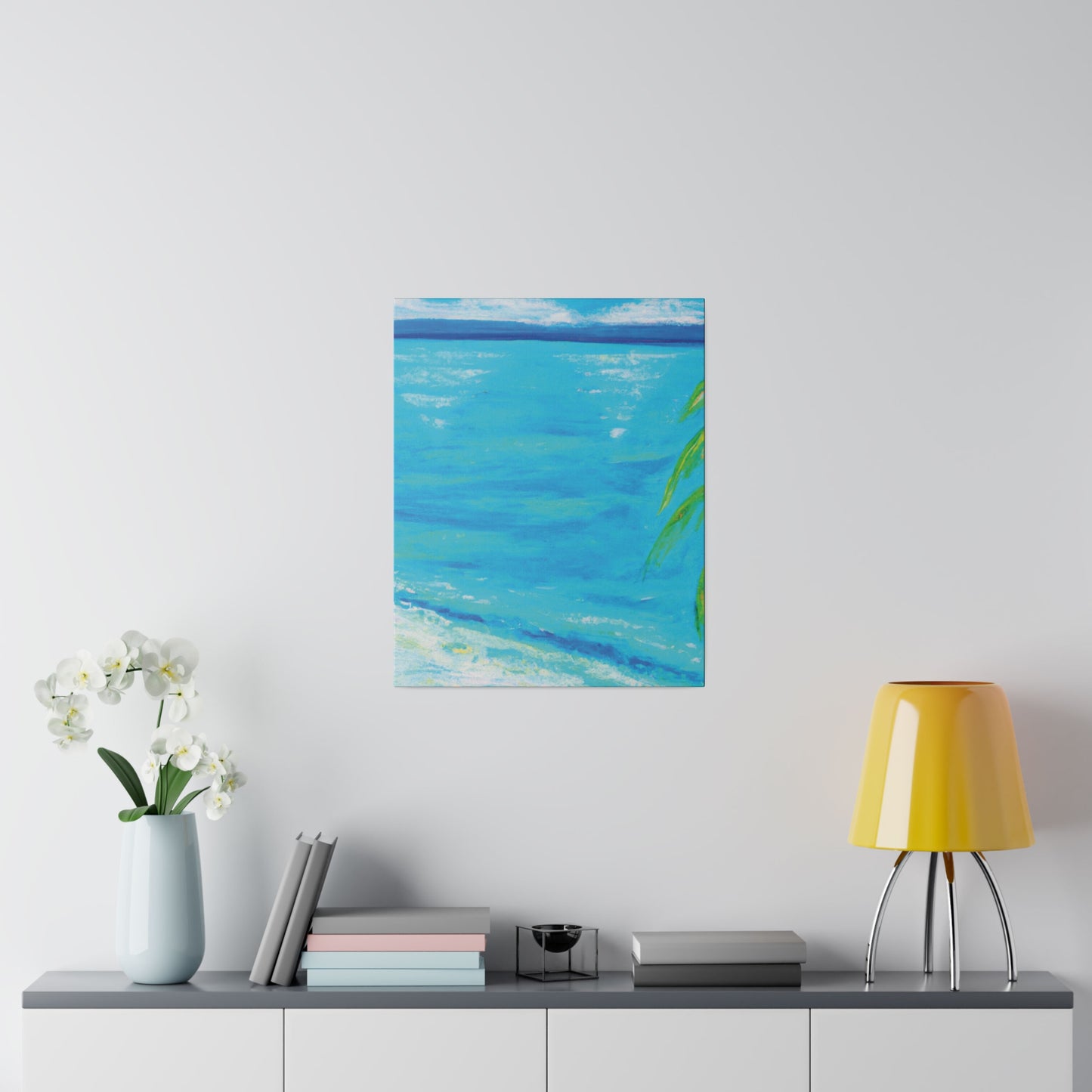 8858N - Bahamas Ocean Painting Print | Bahamas | Ocean | Beach | Poster | Home Decor | Wall Art | Canvas