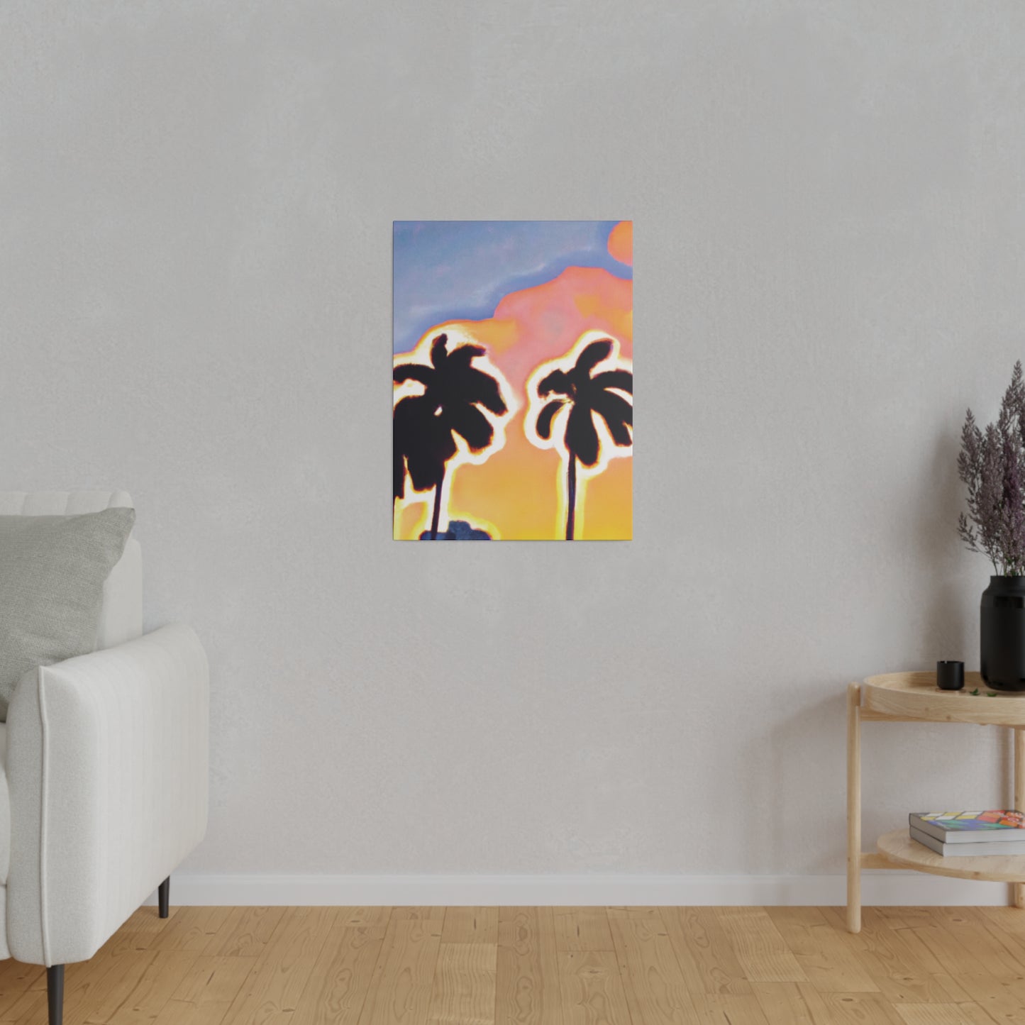 2766U - Miami Beach Sunset Painting Print | Miami | Beach | Sunset | Poster | Home Decor | Wall Art | Canvas