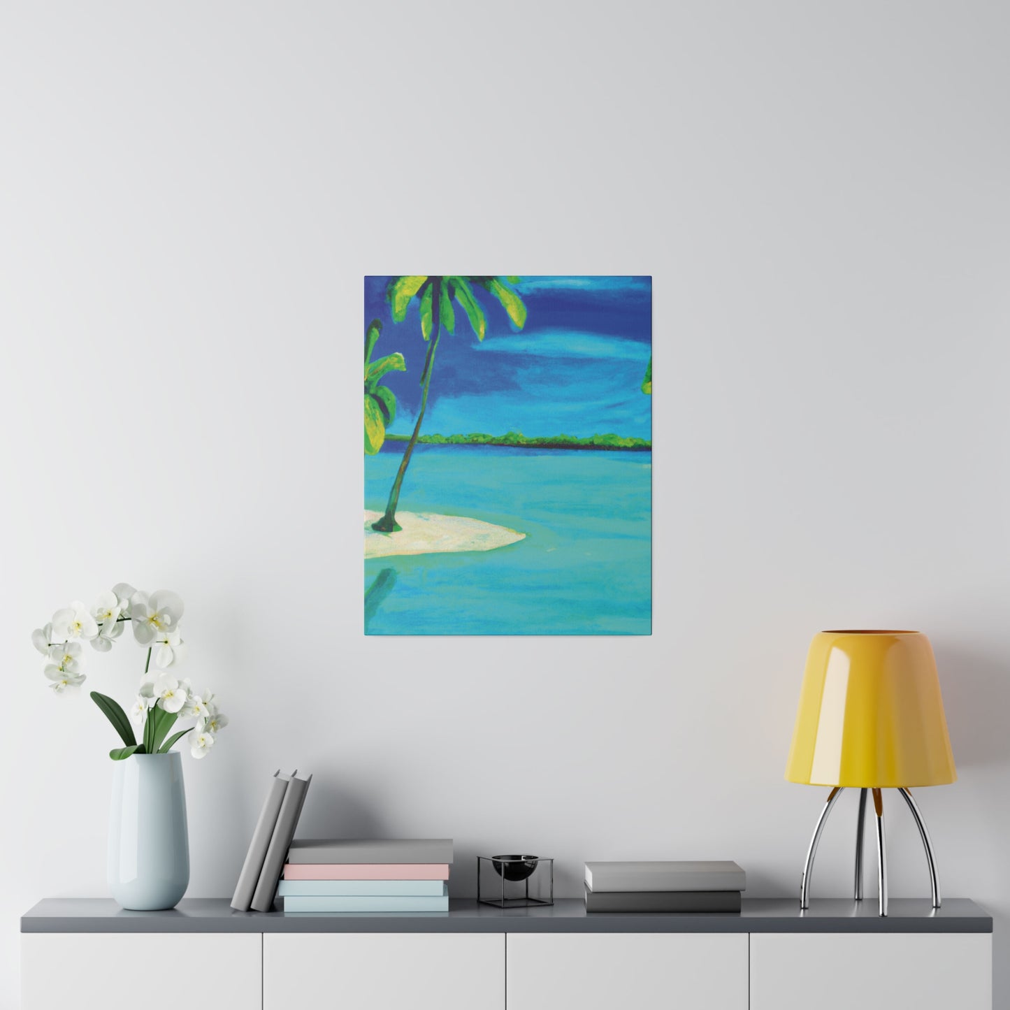 7352P - Bahamas Ocean Painting Print | Bahamas | Ocean | Beach | Poster | Home Decor | Wall Art | Canvas