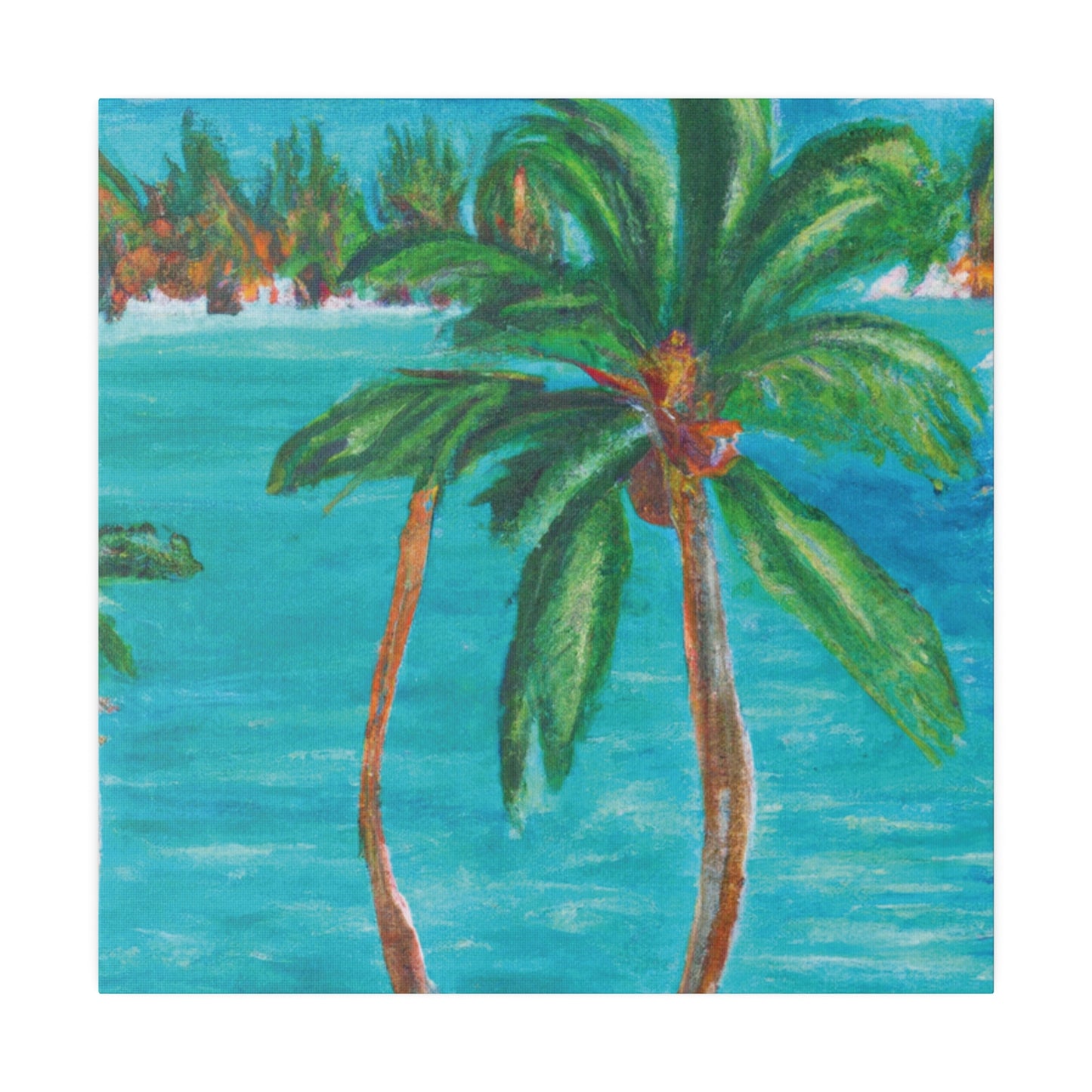 8299I - Bahamas Ocean Painting Print | Bahamas | Ocean | Beach | Poster | Home Decor | Wall Art | Canvas