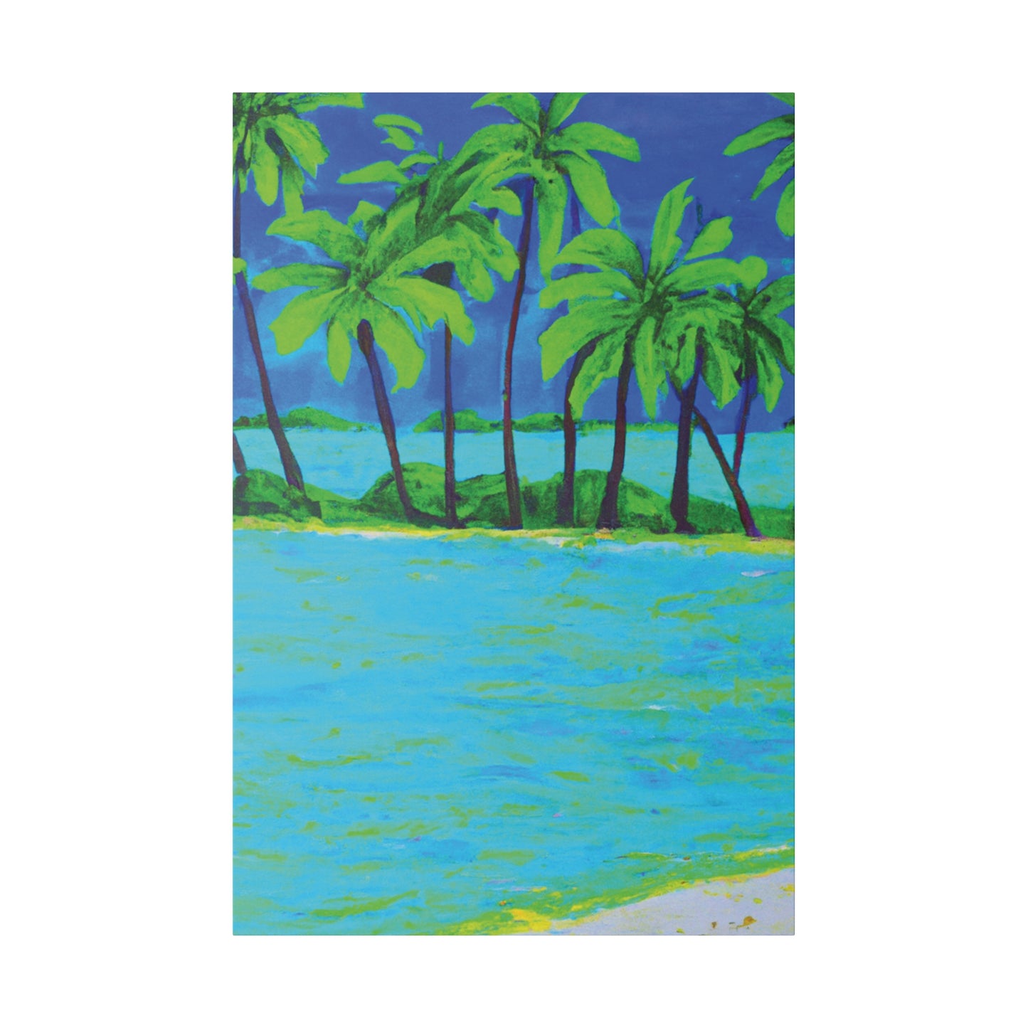 3148Z - Bahamas Ocean Painting Print | Bahamas | Ocean | Beach | Poster | Home Decor | Wall Art | Canvas