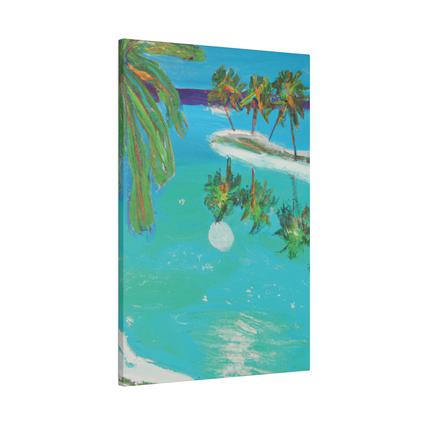 9652Q - Bahamas Ocean Painting Print | Bahamas | Ocean | Beach | Poster | Home Decor | Wall Art | Canvas