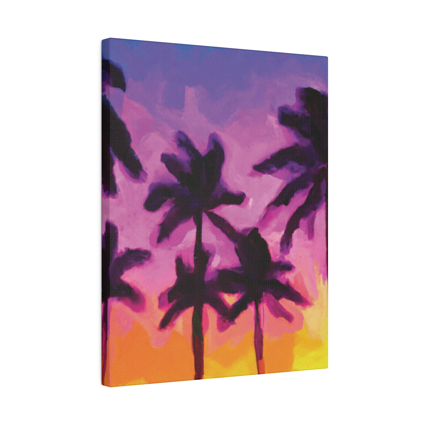 7395T - Miami Beach Sunset Painting Print | Miami | Beach | Sunset | Poster | Home Decor | Wall Art | Canvas