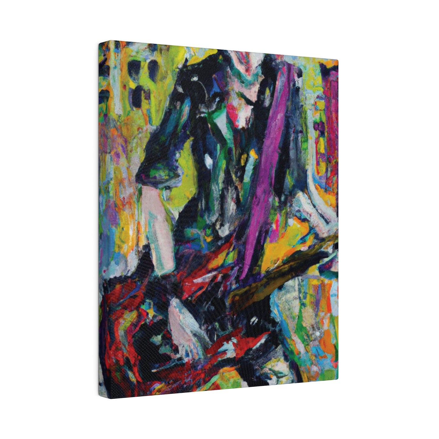 5521G - Rockstar Oil Painting Style Print | Poster | Home Decor | Wall Art | Music Art | Canvas