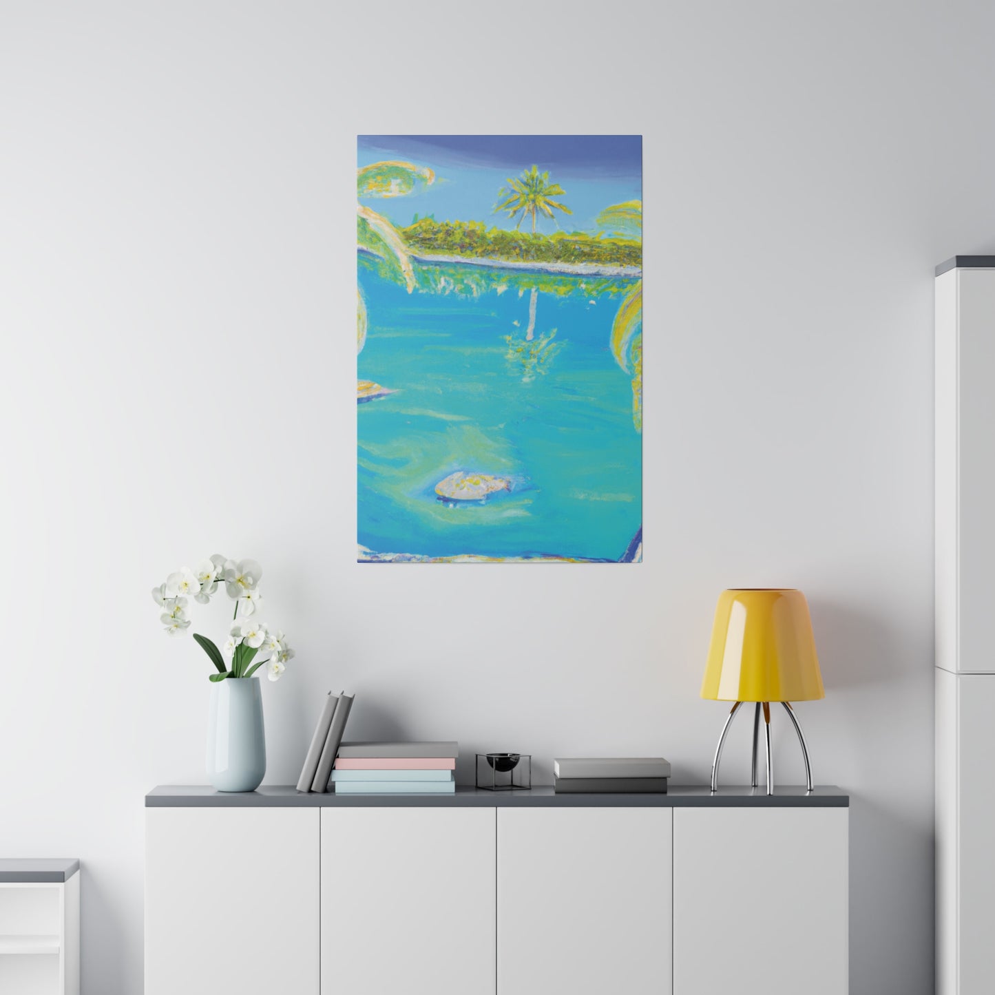 9546V - Bahamas Ocean Painting Print | Bahamas | Ocean | Beach | Poster | Home Decor | Wall Art | Canvas