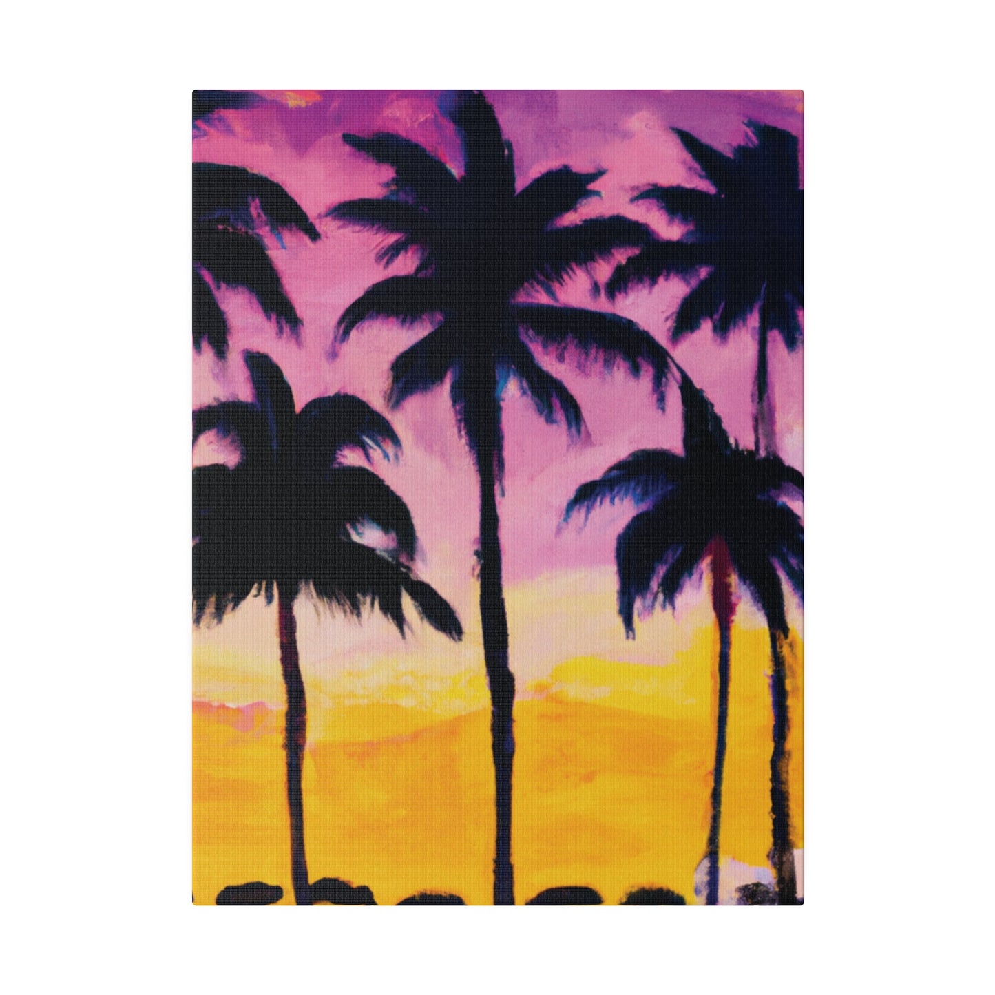 4102I - Miami Beach Sunset Painting Print | Miami | Beach | Sunset | Poster | Home Decor | Wall Art | Canvas