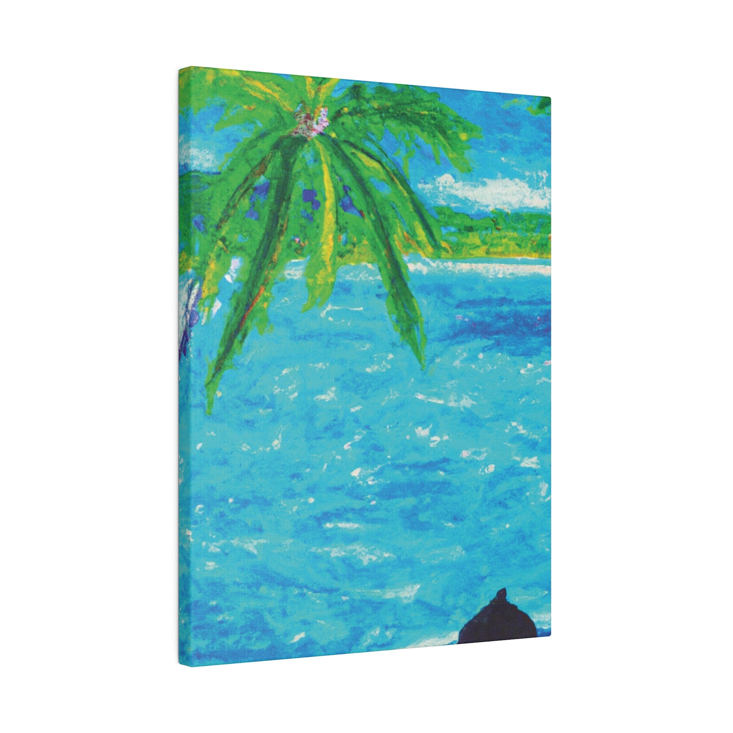 7355H - Bahamas Ocean Painting Print | Bahamas | Ocean | Beach | Poster | Home Decor | Wall Art | Canvas
