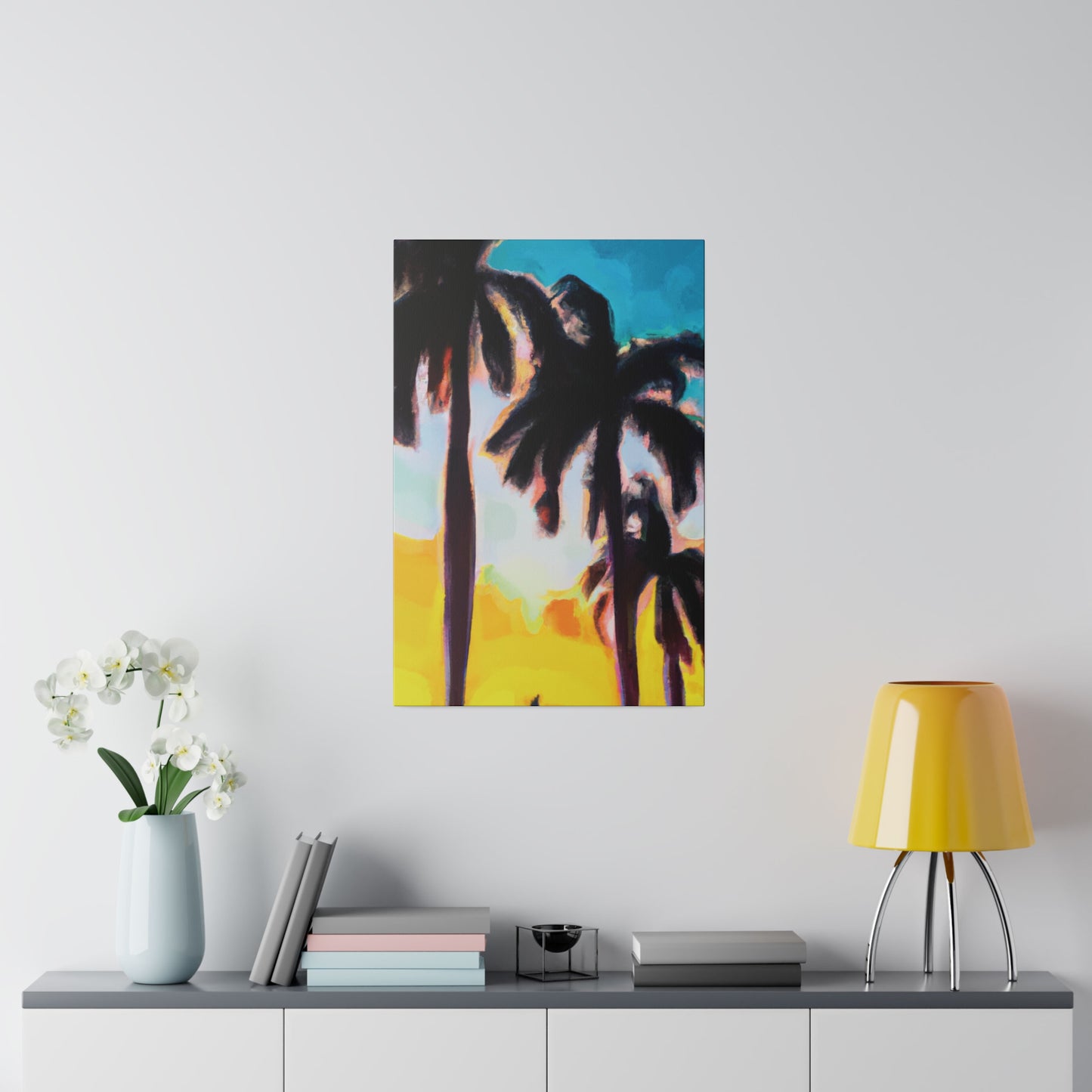 5485W - Miami Beach Sunset Painting Print | Miami | Beach | Sunset | Poster | Home Decor | Wall Art | Canvas