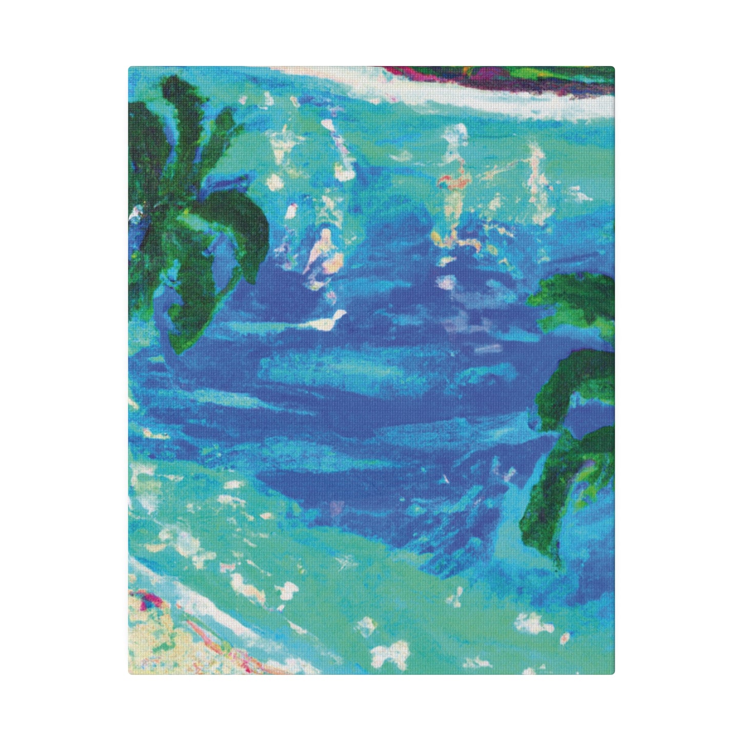 5495D - Bahamas Ocean Painting Print | Bahamas | Ocean | Beach | Poster | Home Decor | Wall Art | Canvas