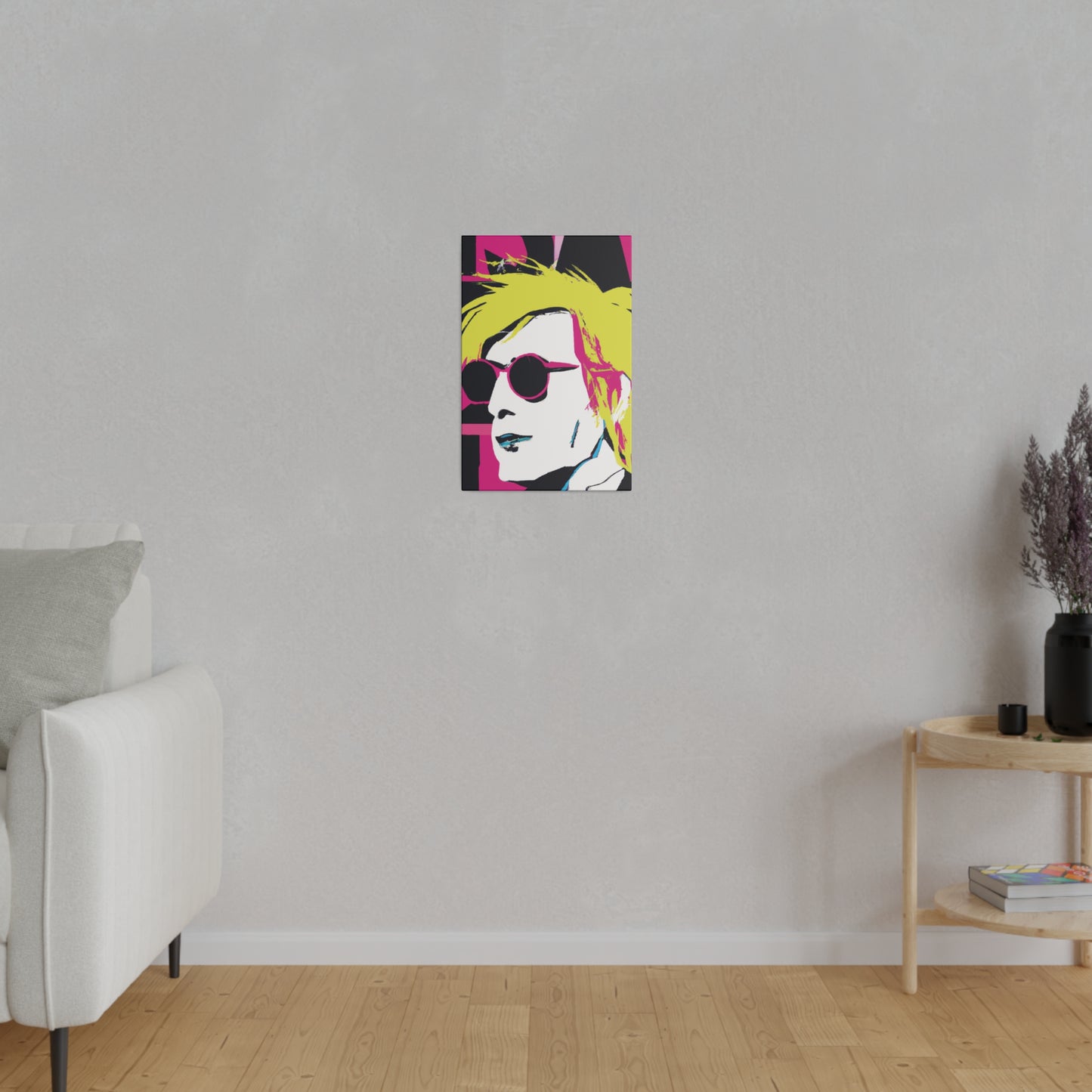 4231W - Rockstar Painting Print | Face | Abstract | Poster | Home Decor | Wall Art | Music Art | Canvas