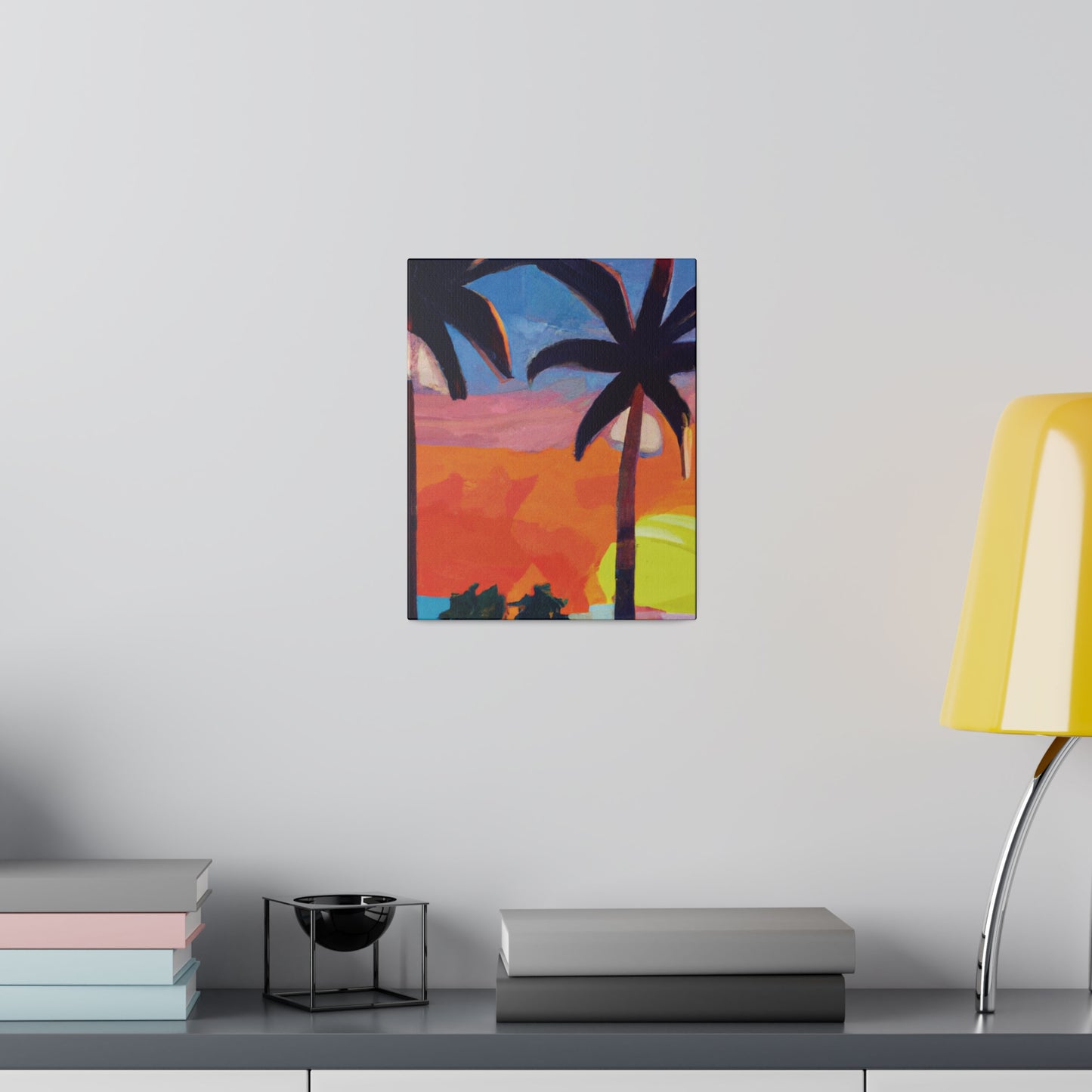 7368X - Miami Beach Sunset Painting Print | Miami | Beach | Sunset | Poster | Home Decor | Wall Art | Canvas