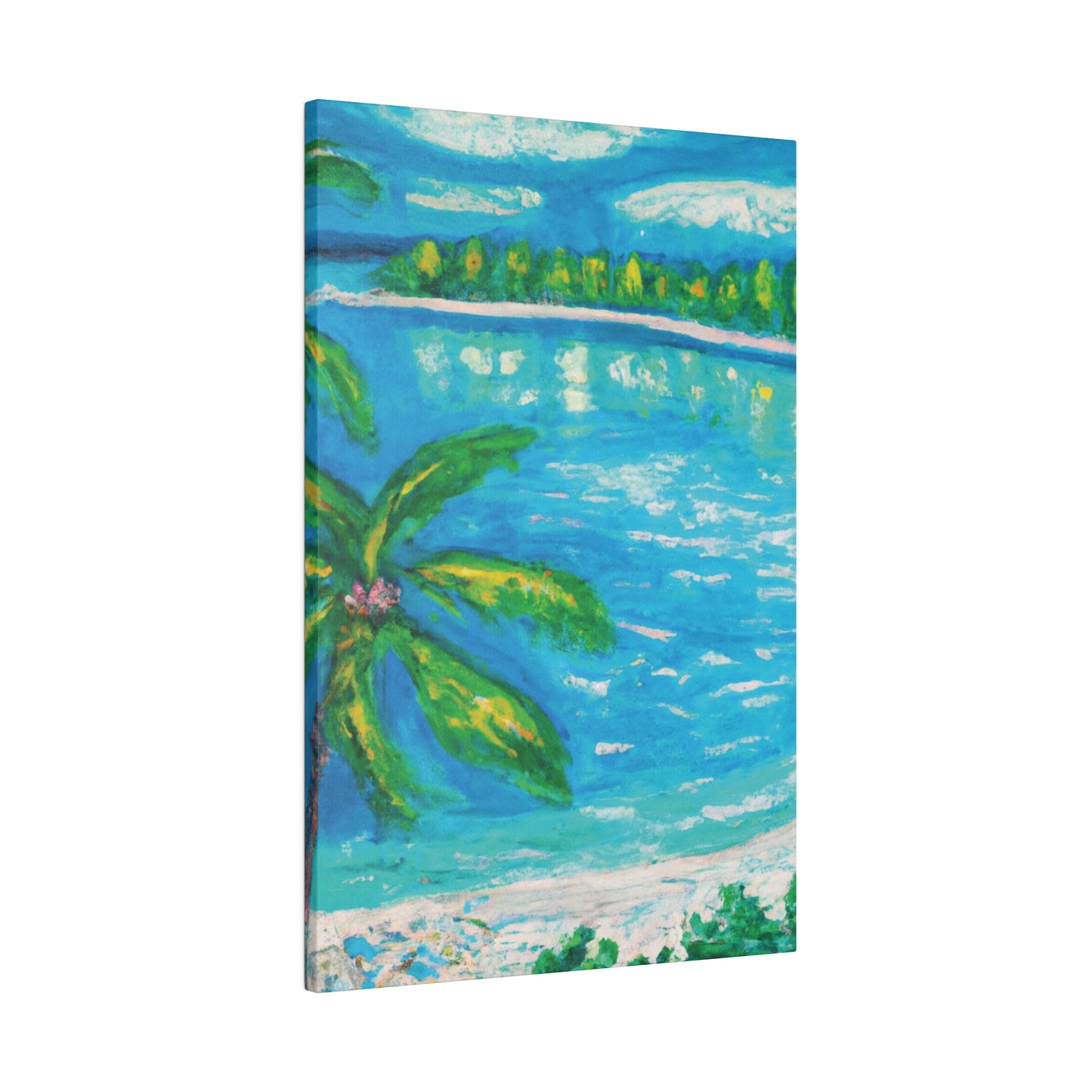 8776T - Bahamas Ocean Painting Print | Bahamas | Ocean | Beach | Poster | Home Decor | Wall Art | Canvas