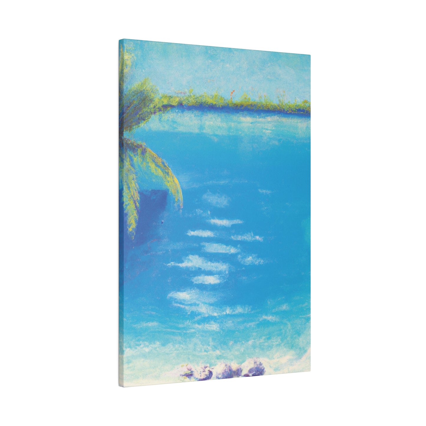 9819K - Bahamas Ocean Painting Print | Bahamas | Ocean | Beach | Poster | Home Decor | Wall Art | Canvas