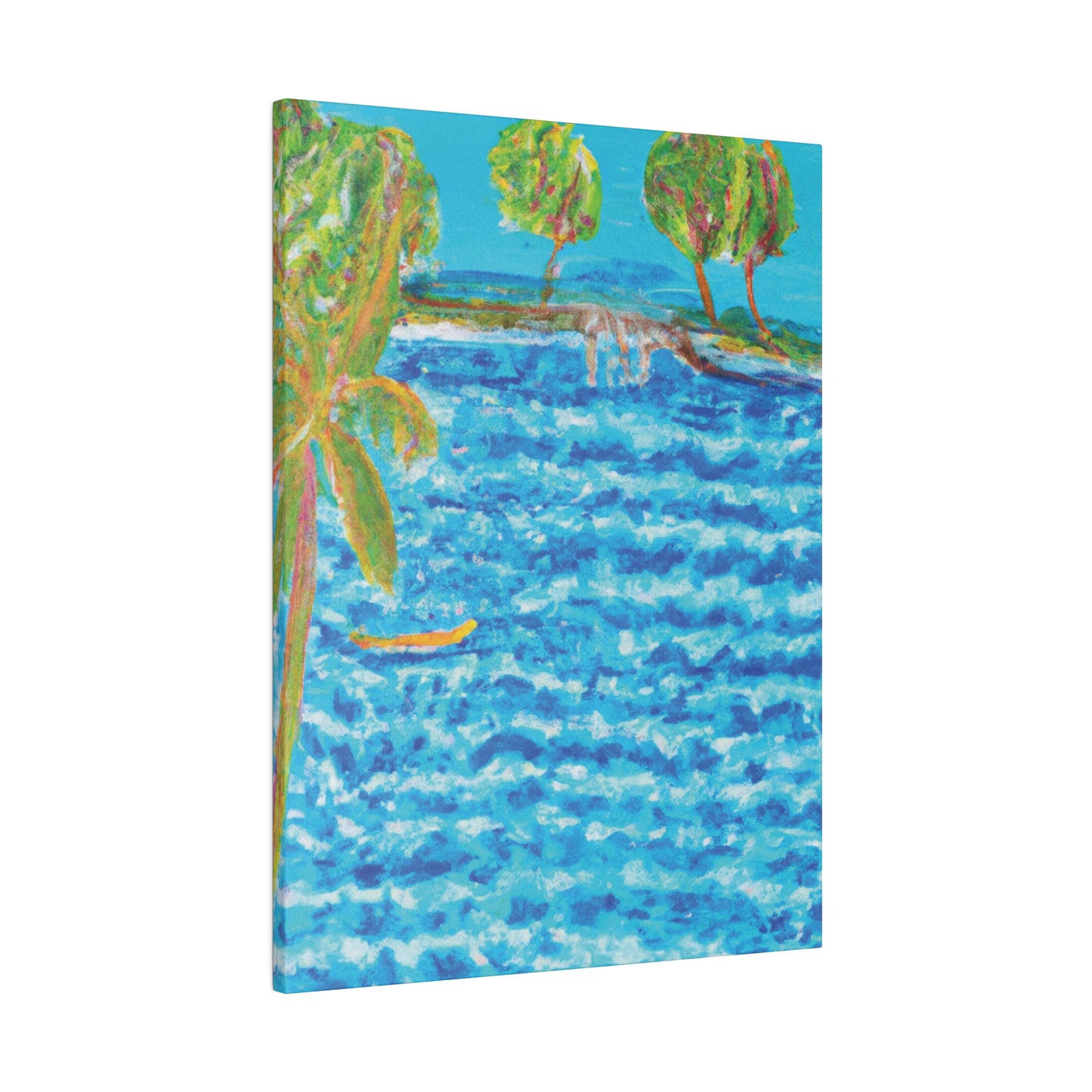 3687E - Bahamas Ocean Painting Print | Bahamas | Ocean | Beach | Poster | Home Decor | Wall Art | Canvas