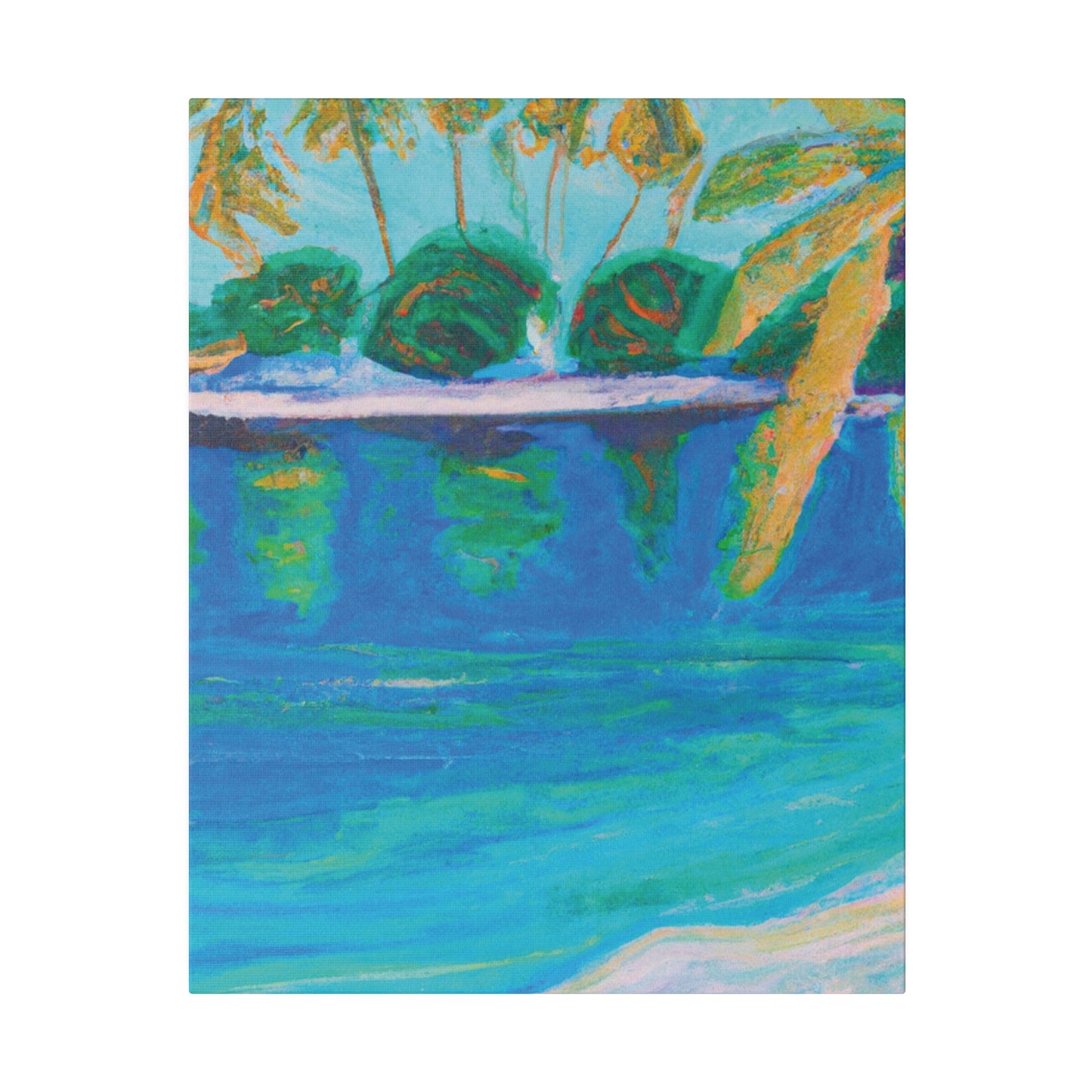 8975V - Bahamas Ocean Painting Print | Bahamas | Ocean | Beach | Poster | Home Decor | Wall Art | Canvas