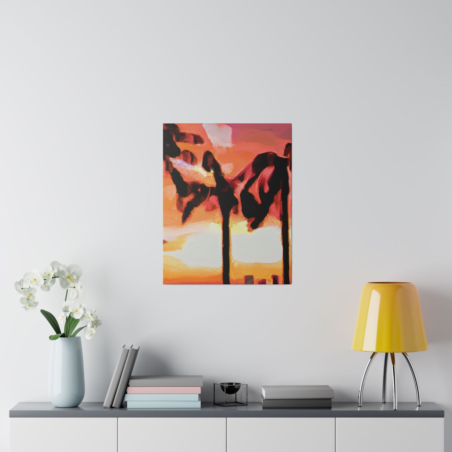 6372O - Miami Beach Sunset Painting Print | Miami | Beach | Sunset | Poster | Home Decor | Wall Art | Canvas