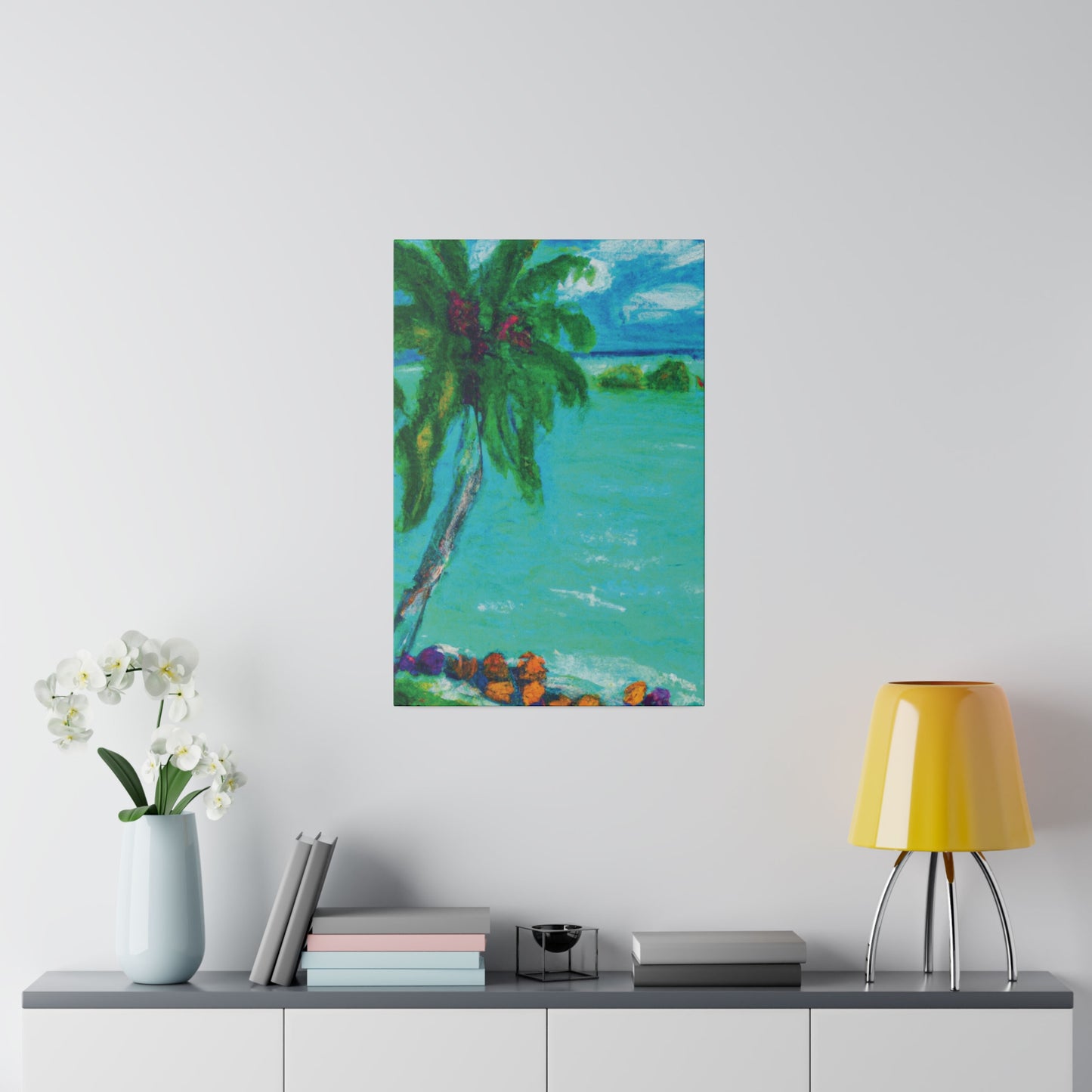 8864T - Bahamas Ocean Painting Print | Bahamas | Ocean | Beach | Poster | Home Decor | Wall Art | Canvas