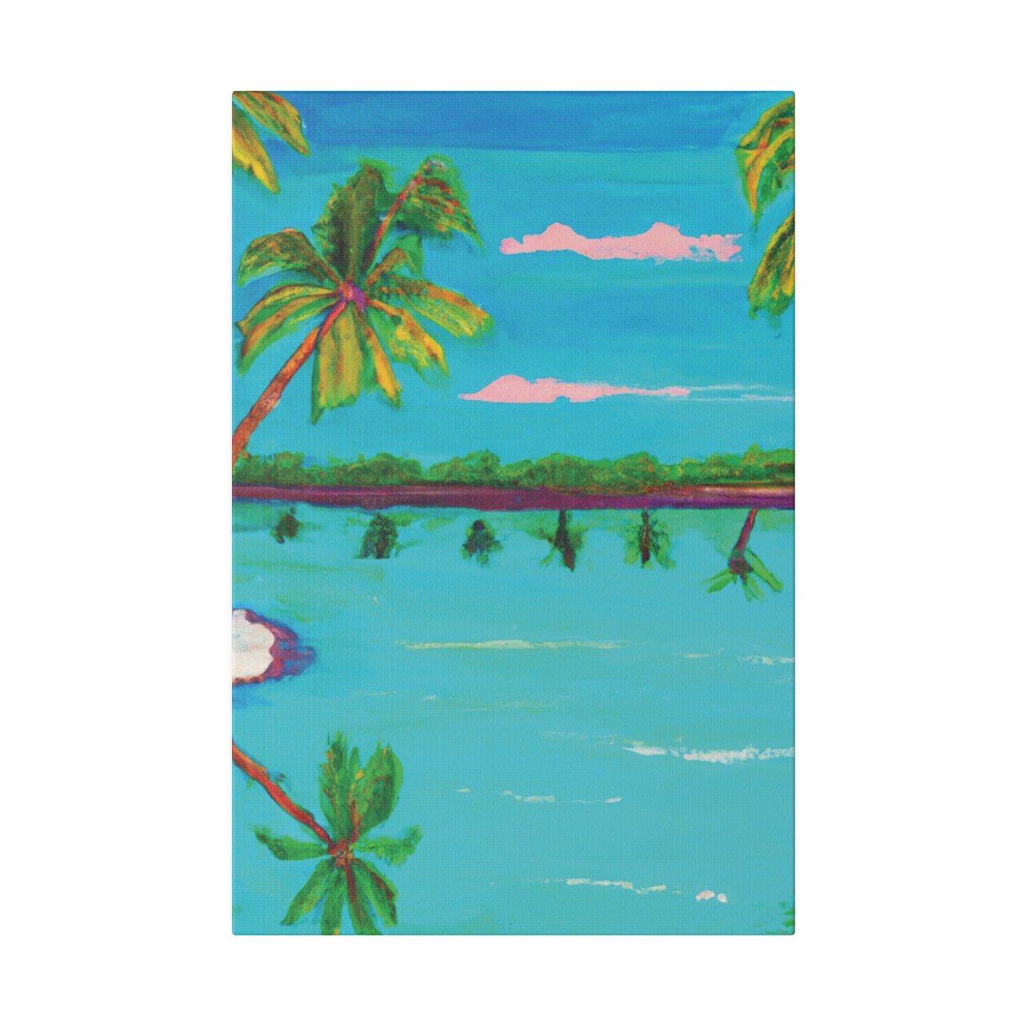 3739G - Bahamas Ocean Painting Print | Bahamas | Ocean | Beach | Poster | Home Decor | Wall Art | Canvas