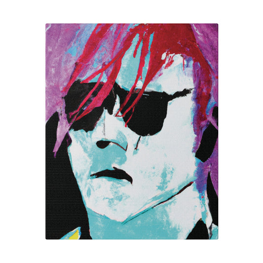 414V - Rockstar Painting Print | Face | Abstract | Poster | Home Decor | Wall Art | Music Art | Canvas