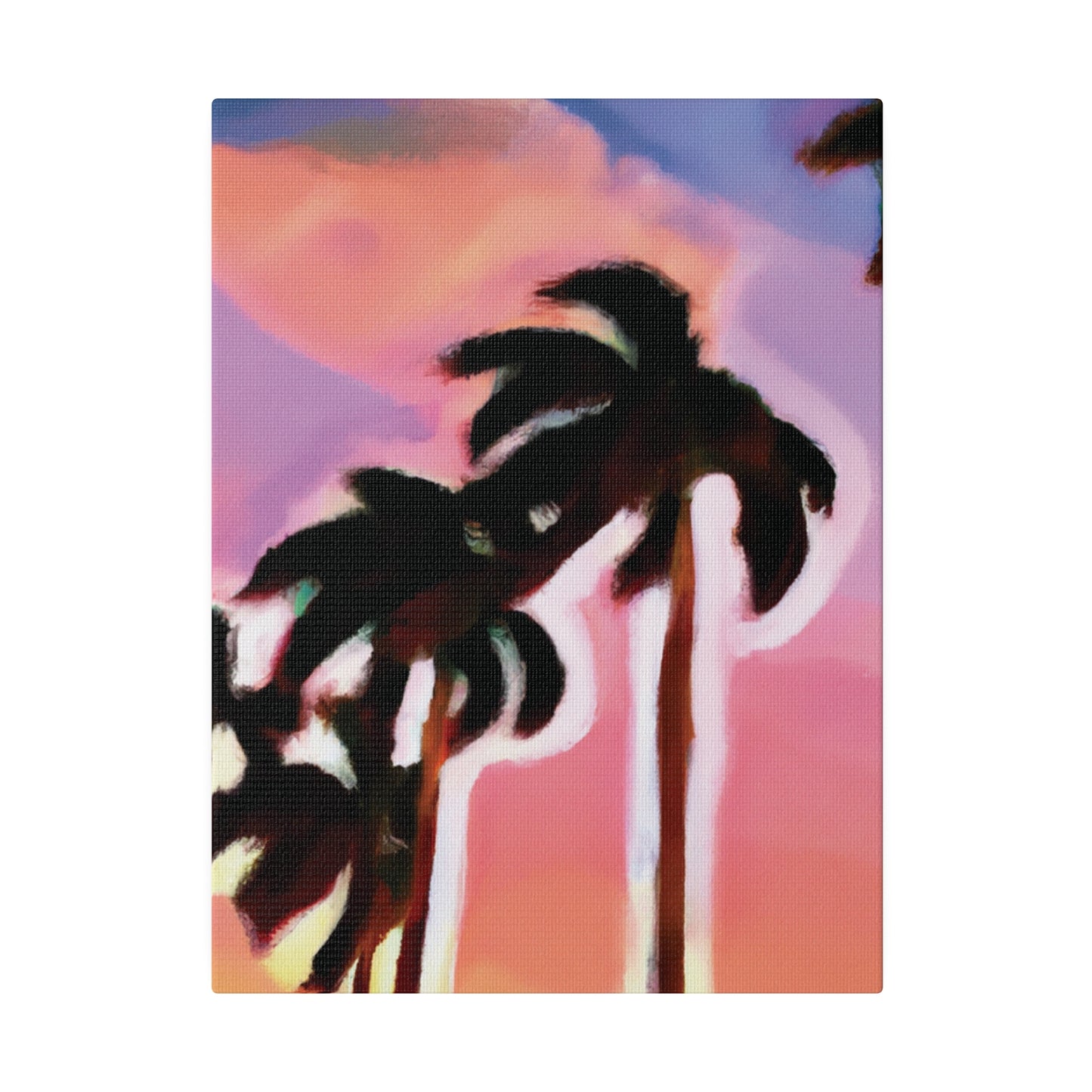 3563H - Miami Beach Sunset Painting Print | Miami | Beach | Sunset | Poster | Home Decor | Wall Art | Canvas