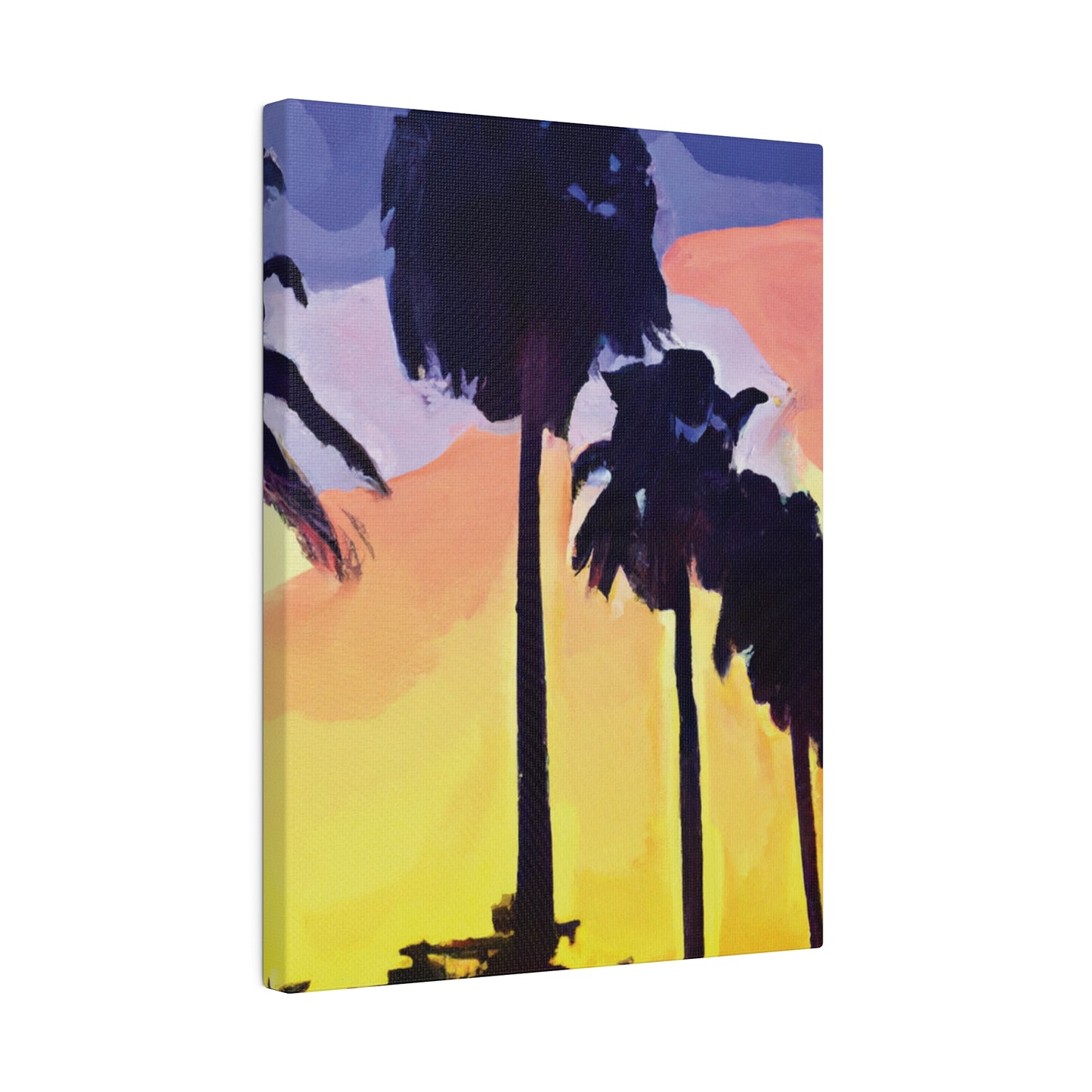 8023Y - Miami Beach Sunset Painting Print | Miami | Beach | Sunset | Poster | Home Decor | Wall Art | Canvas