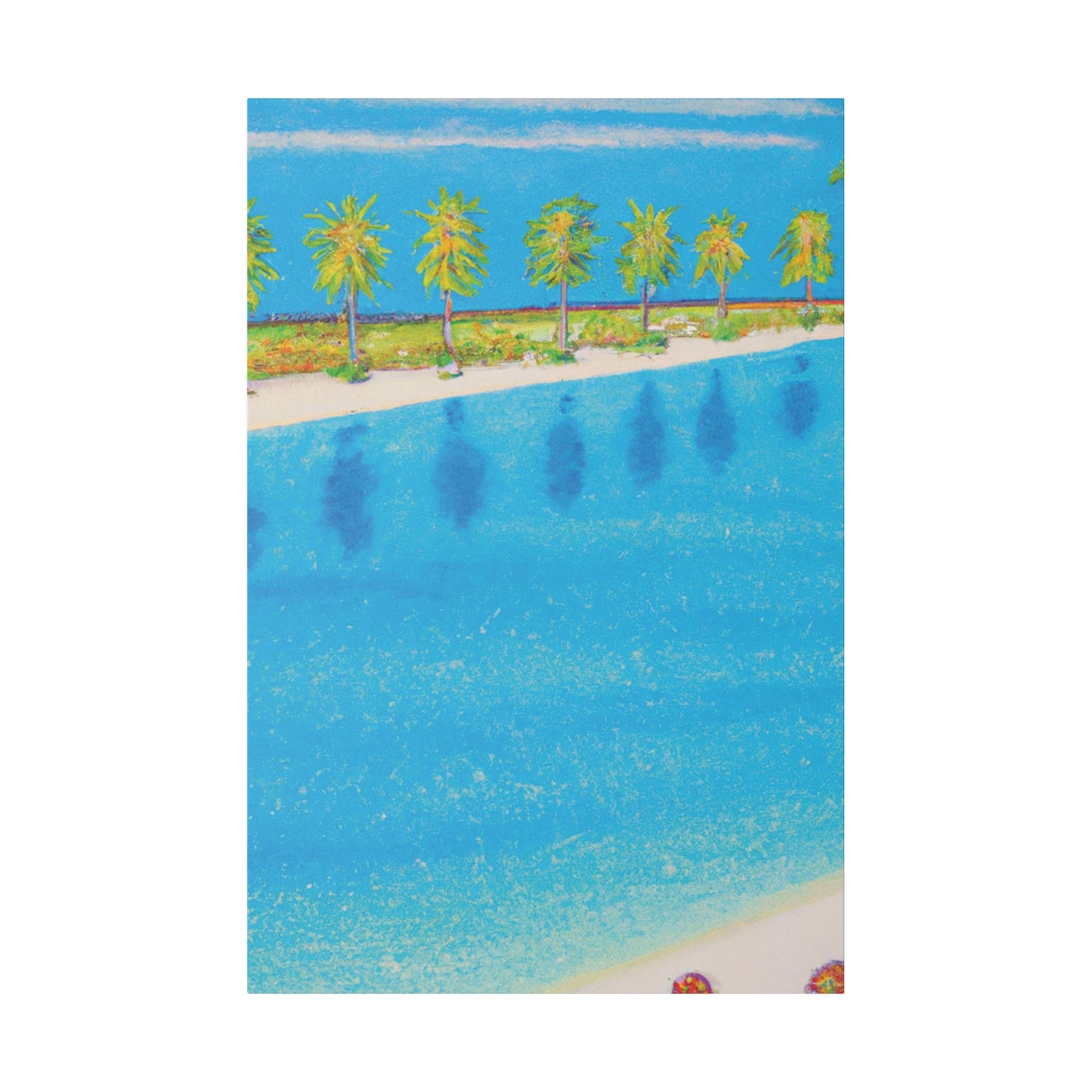 3877G - Bahamas Ocean Painting Print | Bahamas | Ocean | Beach | Poster | Home Decor | Wall Art | Canvas