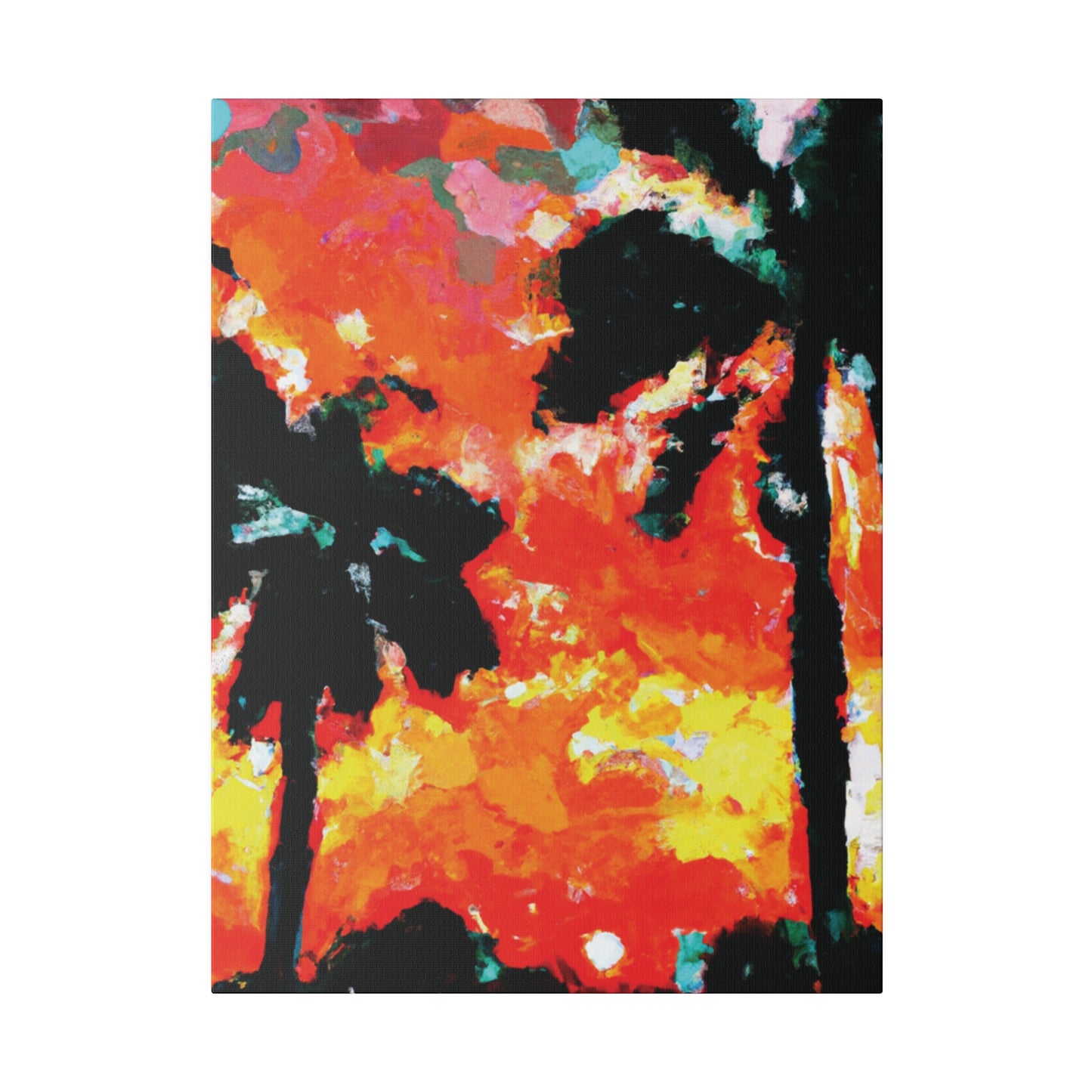 8653O - Miami Beach Sunset Painting Print | Miami | Beach | Sunset | Poster | Home Decor | Wall Art | Canvas