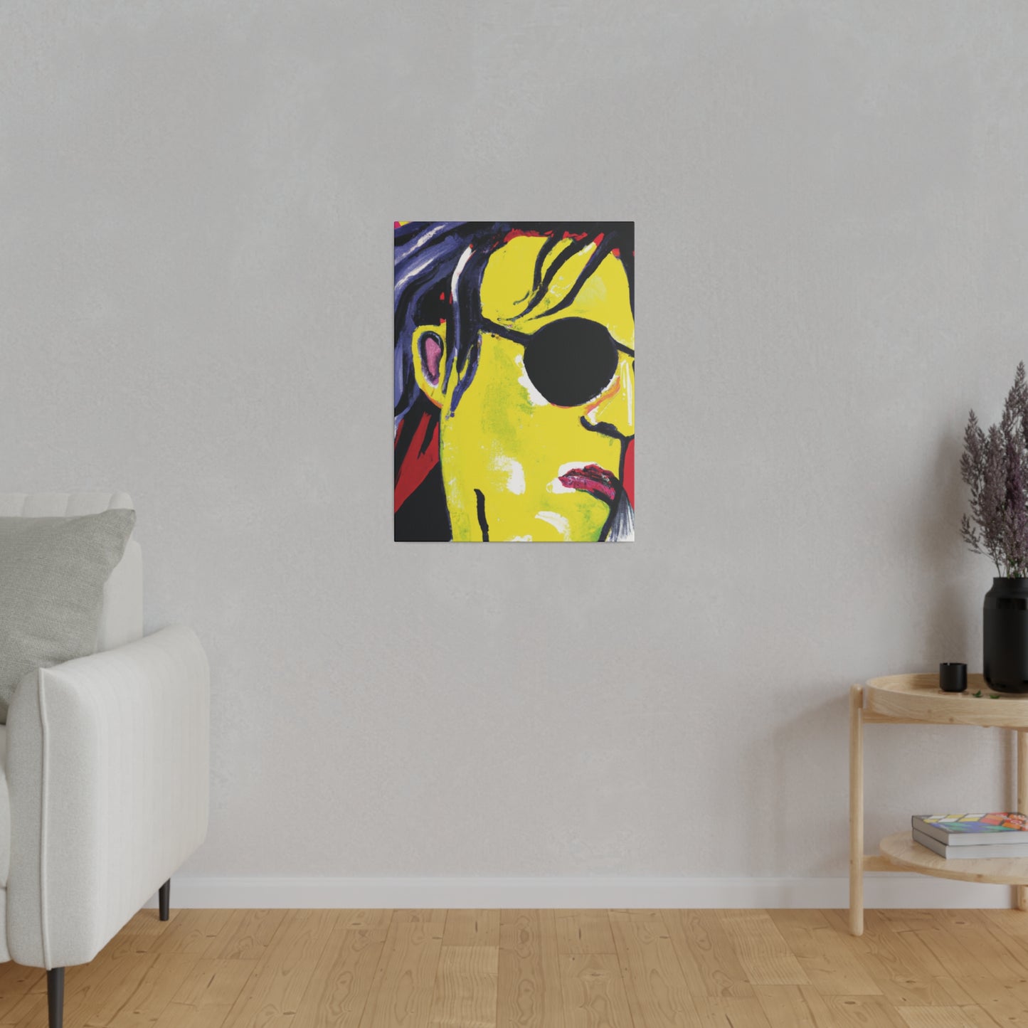 6607V - Rockstar Painting Print | Face | Abstract | Poster | Home Decor | Wall Art | Music Art | Canvas