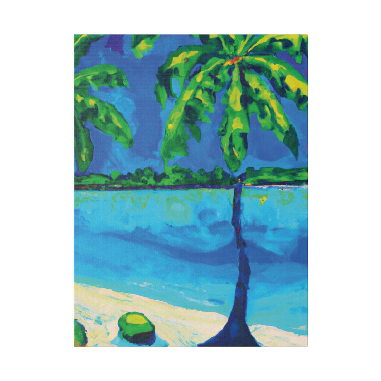 7381V - Bahamas Ocean Painting Print | Bahamas | Ocean | Beach | Poster | Home Decor | Wall Art | Canvas