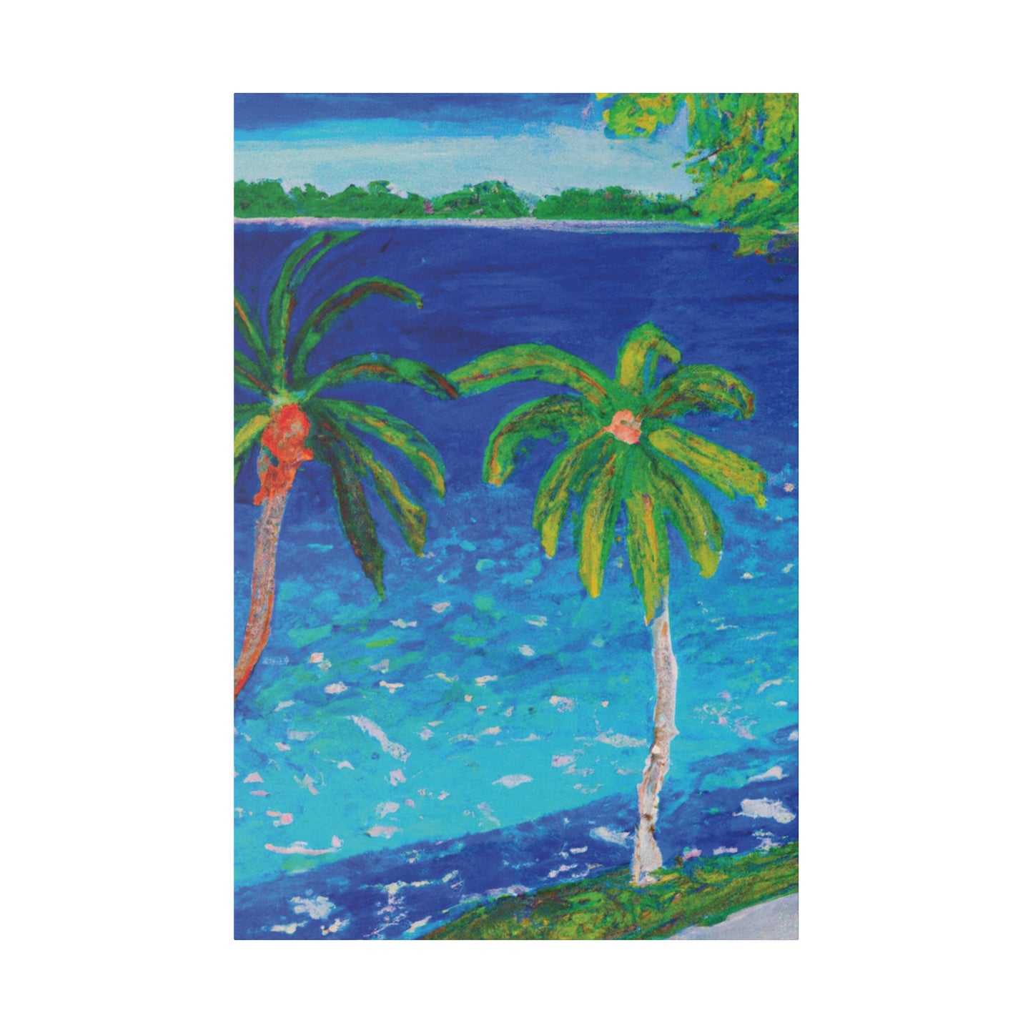 7992Z - Bahamas Ocean Painting Print | Bahamas | Ocean | Beach | Poster | Home Decor | Wall Art | Canvas