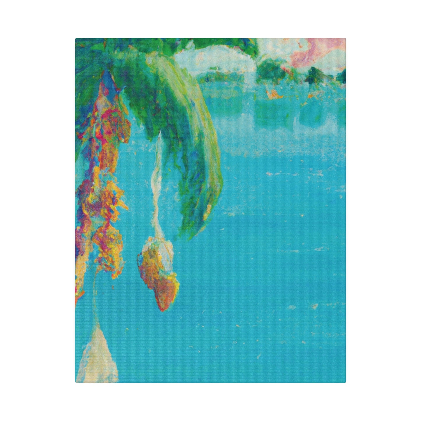 7357A - Bahamas Ocean Painting Print | Bahamas | Ocean | Beach | Poster | Home Decor | Wall Art | Canvas