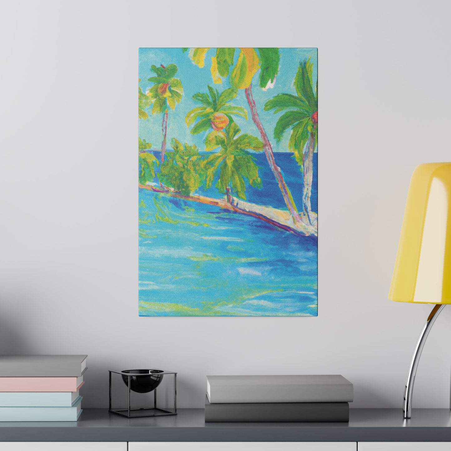 8256Q - Bahamas Ocean Painting Print | Bahamas | Ocean | Beach | Poster | Home Decor | Wall Art | Canvas