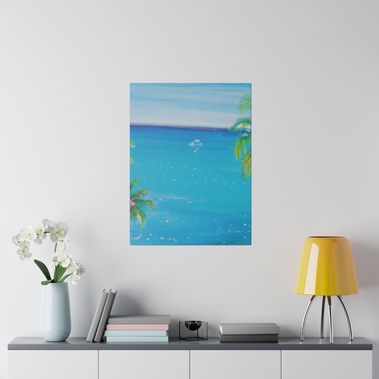 5683U - Bahamas Ocean Painting Print | Bahamas | Ocean | Beach | Poster | Home Decor | Wall Art | Canvas