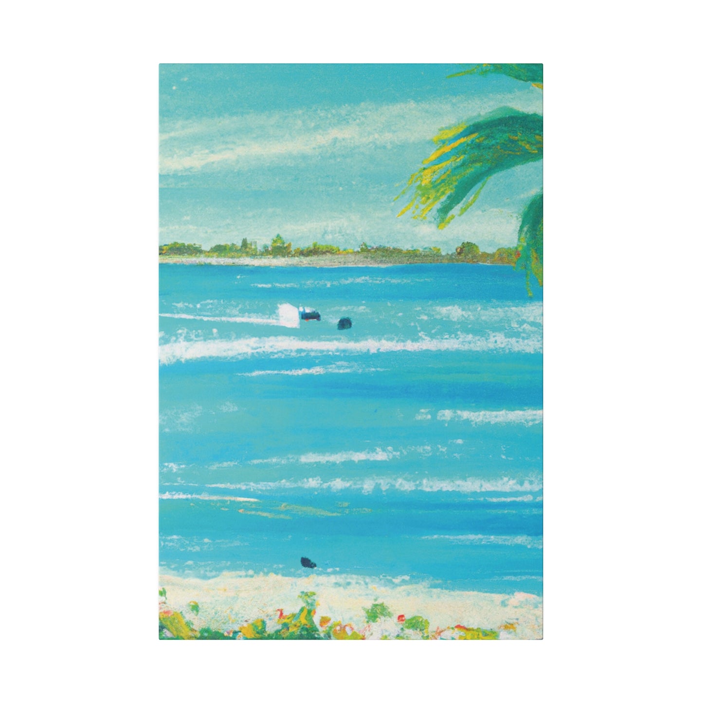 4282E - Bahamas Ocean Painting Print | Bahamas | Ocean | Beach | Poster | Home Decor | Wall Art | Canvas