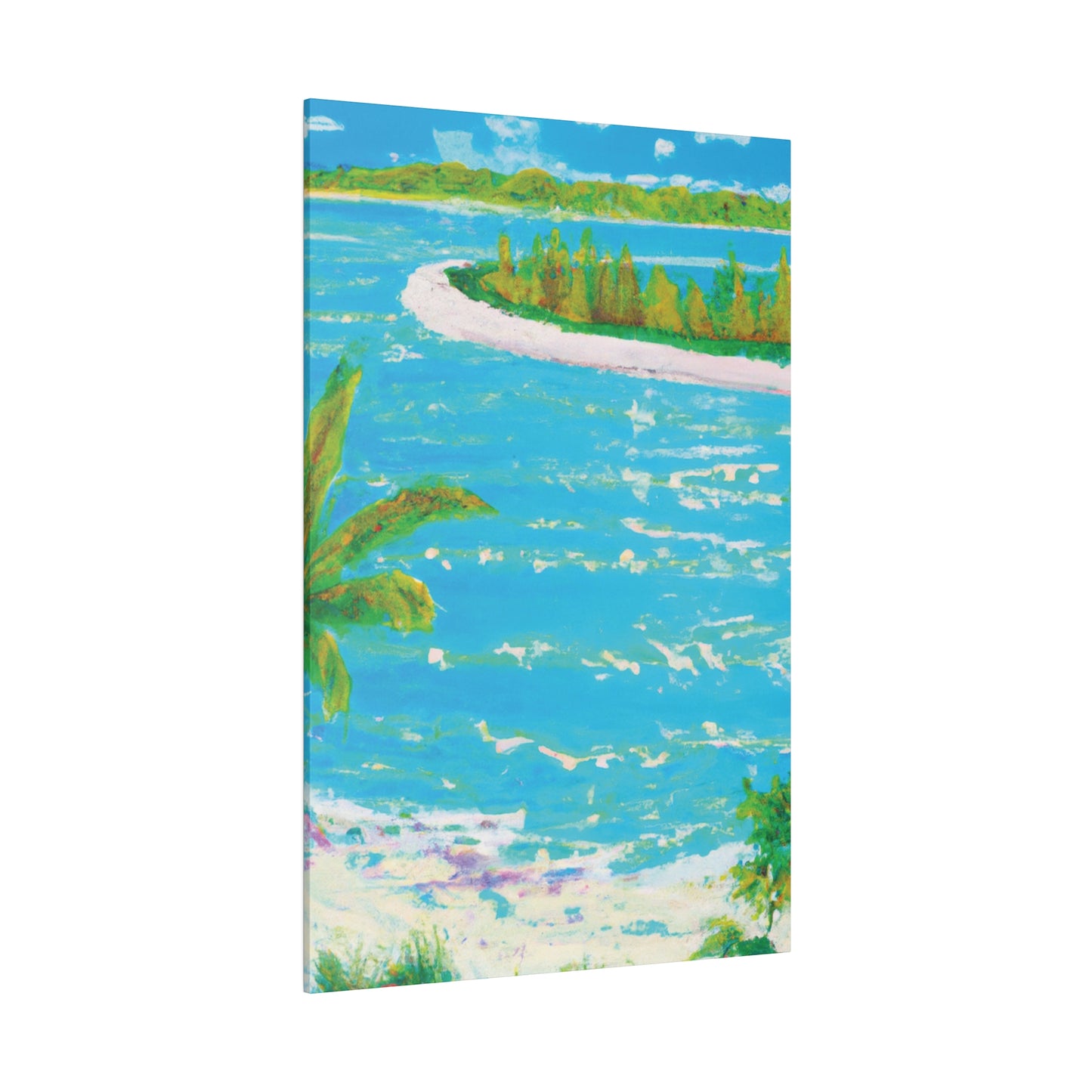 9555G - Bahamas Ocean Painting Print | Bahamas | Ocean | Beach | Poster | Home Decor | Wall Art | Canvas