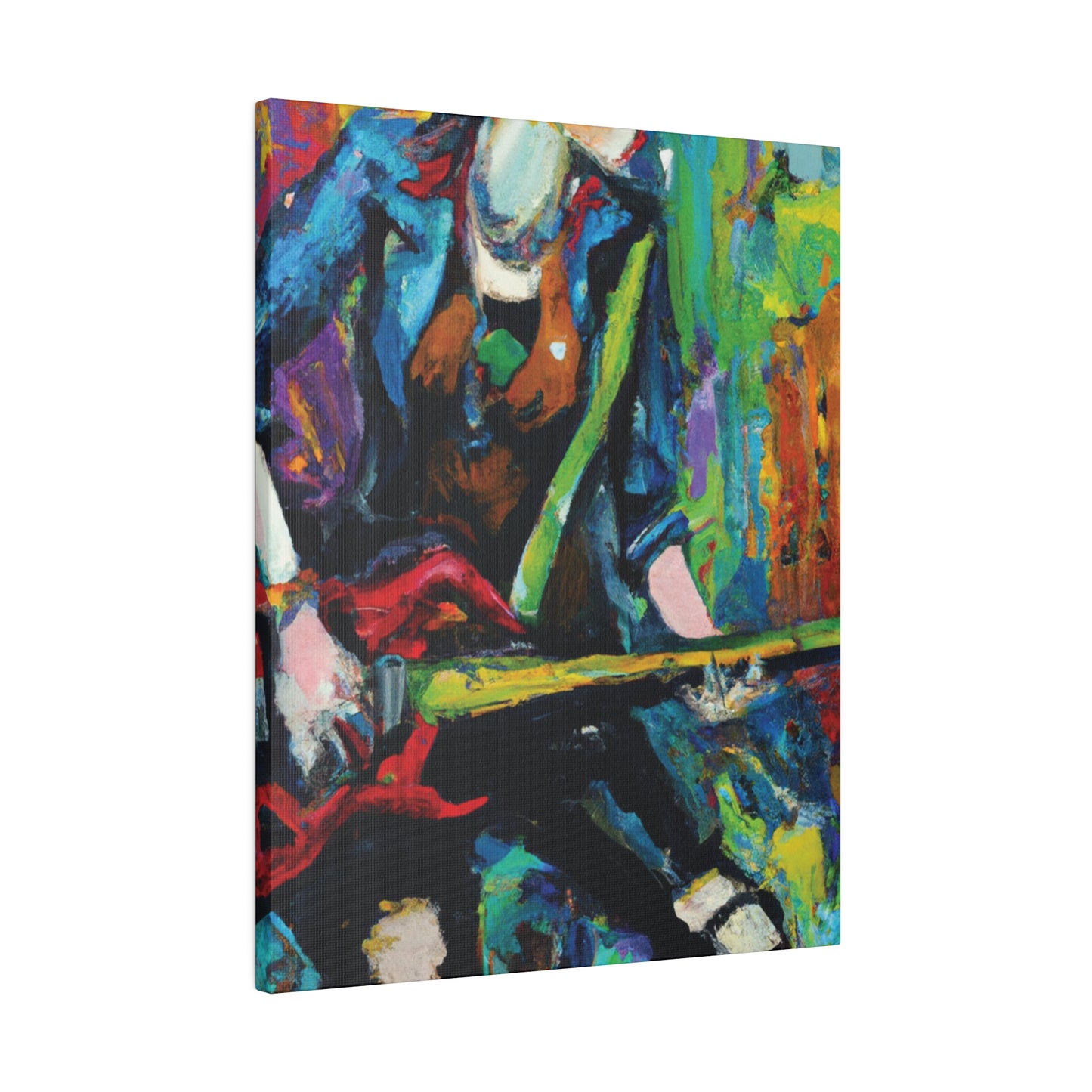 2285H - Rockstar Oil Painting Style Print | Poster | Home Decor | Wall Art | Music Art | Canvas