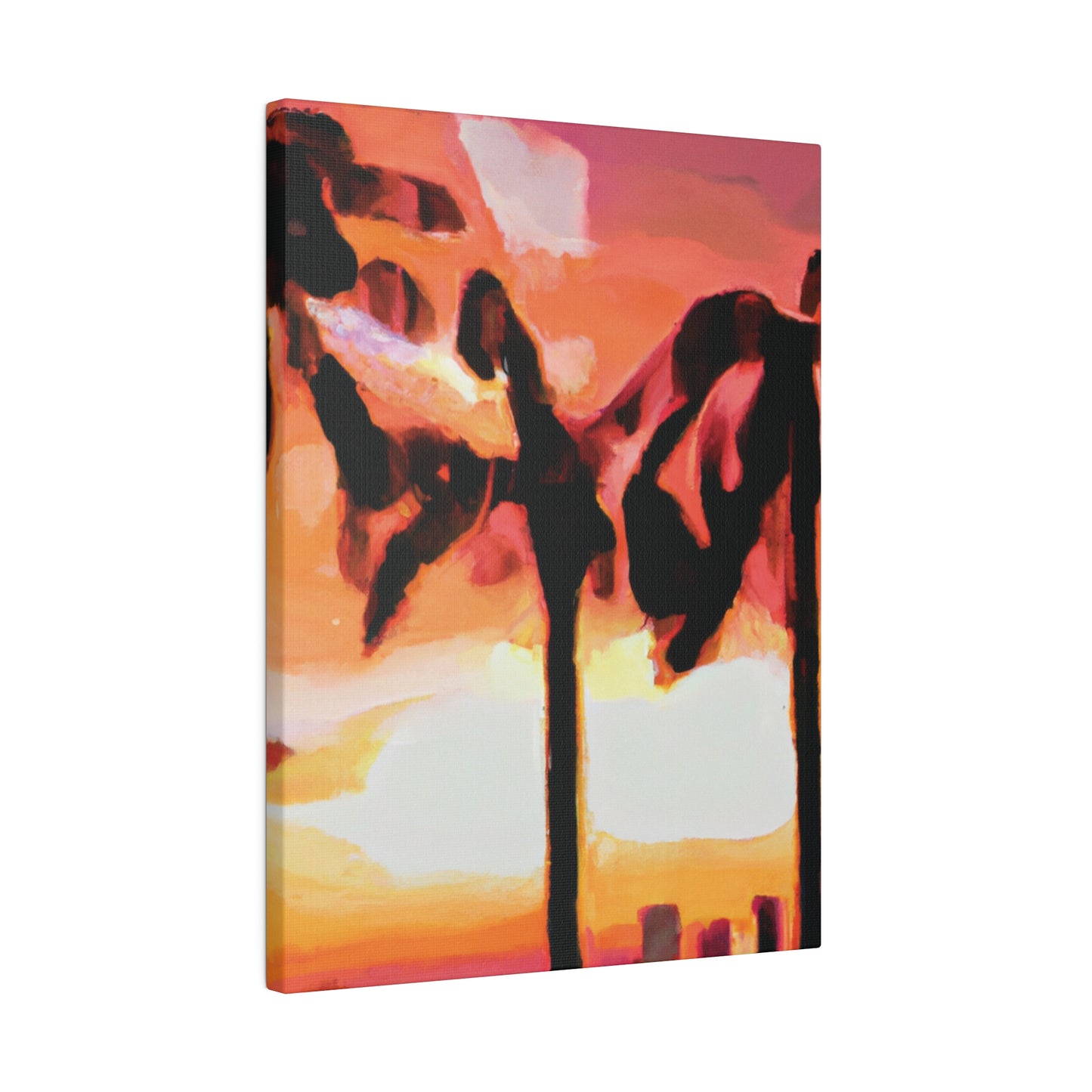 6372O - Miami Beach Sunset Painting Print | Miami | Beach | Sunset | Poster | Home Decor | Wall Art | Canvas