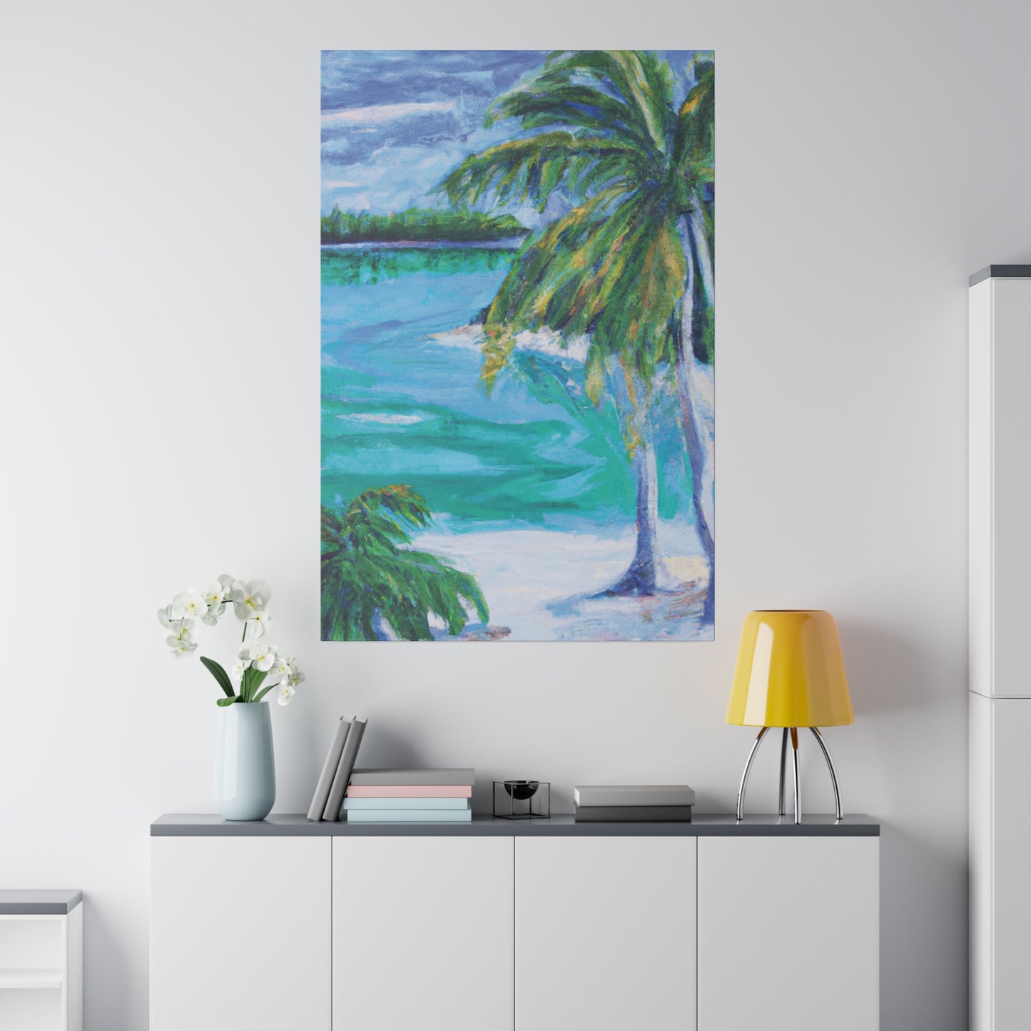 8721Q - Bahamas Ocean Painting Print | Bahamas | Ocean | Beach | Poster | Home Decor | Wall Art | Canvas