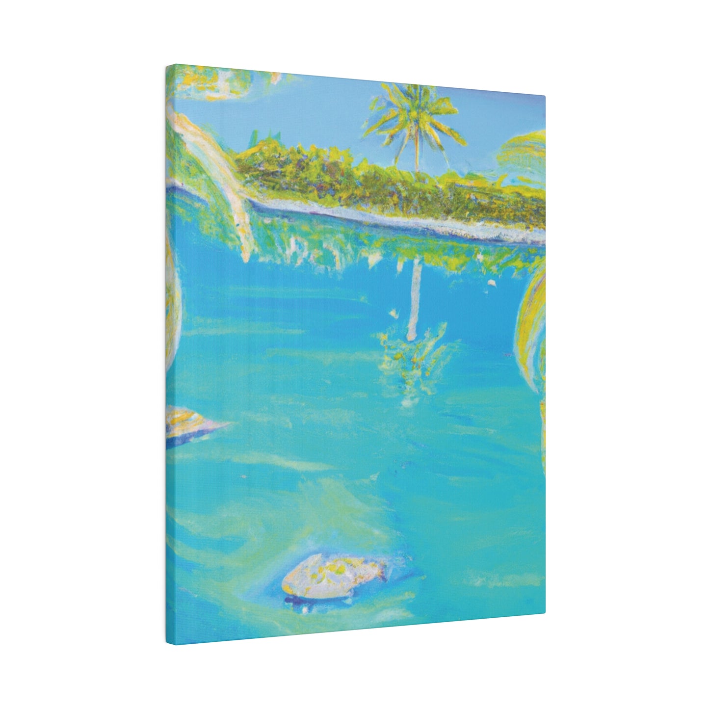 9546V - Bahamas Ocean Painting Print | Bahamas | Ocean | Beach | Poster | Home Decor | Wall Art | Canvas