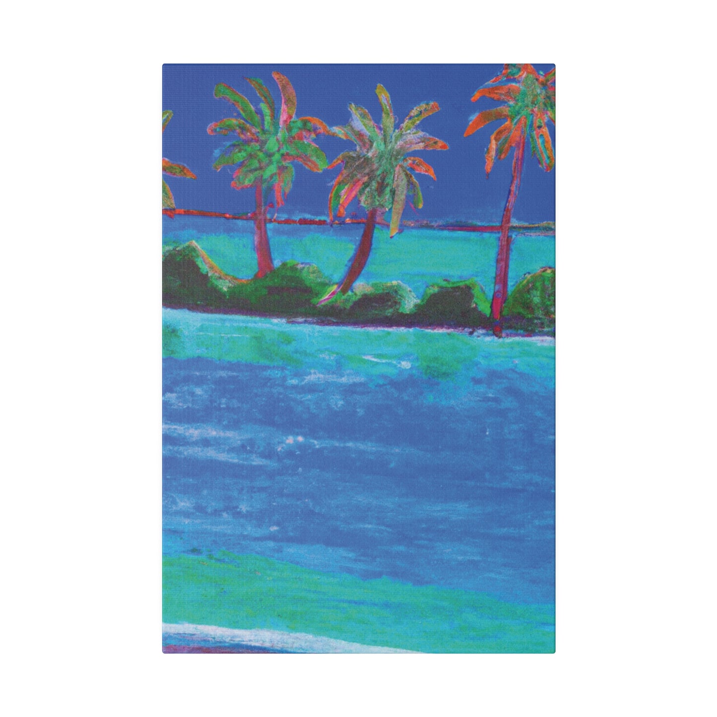 7454G - Bahamas Ocean Painting Print | Bahamas | Ocean | Beach | Poster | Home Decor | Wall Art | Canvas