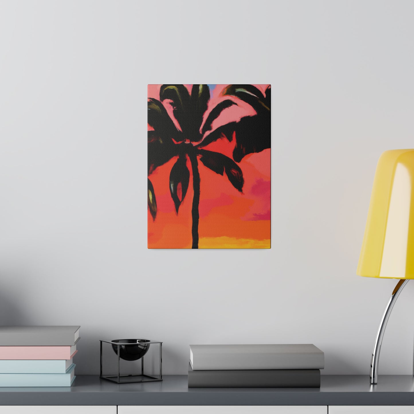 8093Z - Miami Beach Sunset Painting Print | Miami | Beach | Sunset | Poster | Home Decor | Wall Art | Canvas