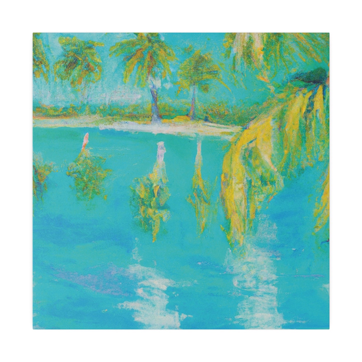 4935Q - Bahamas Ocean Painting Print | Bahamas | Ocean | Beach | Poster | Home Decor | Wall Art | Canvas