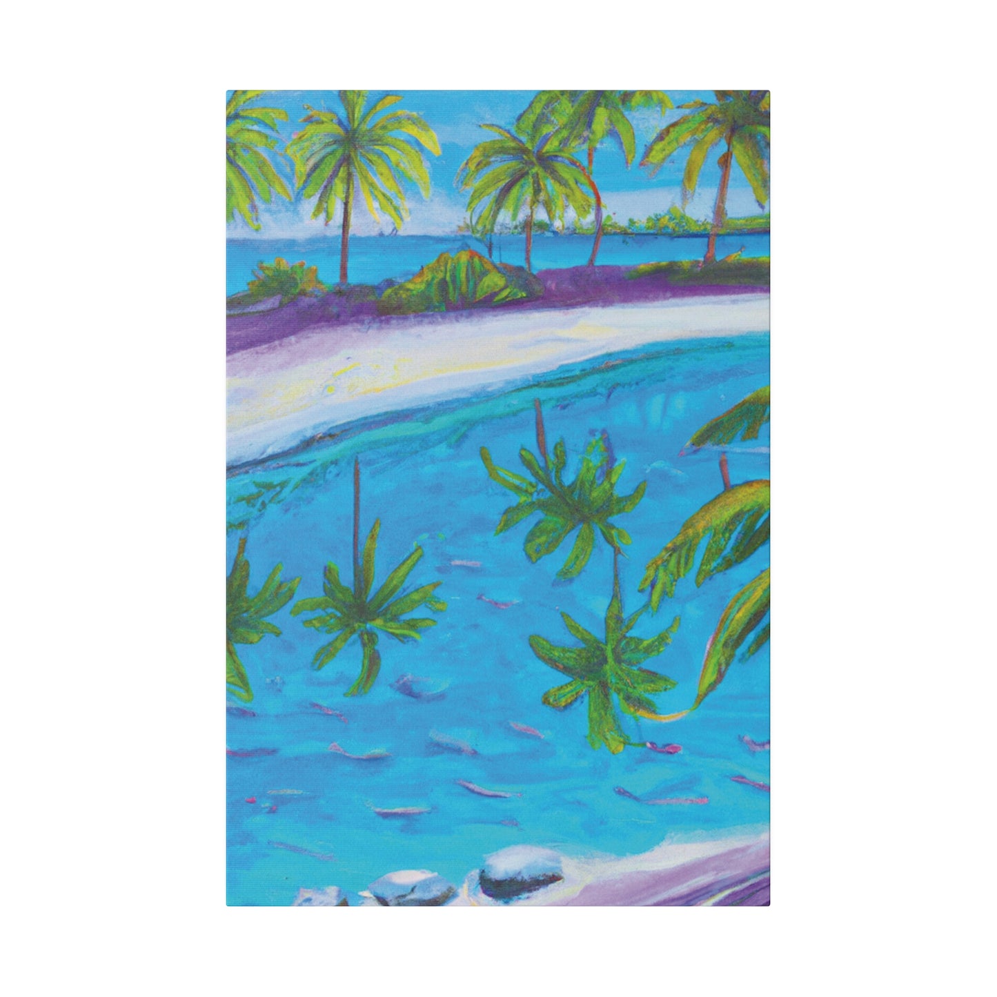 9138P - Bahamas Ocean Painting Print | Bahamas | Ocean | Beach | Poster | Home Decor | Wall Art | Canvas