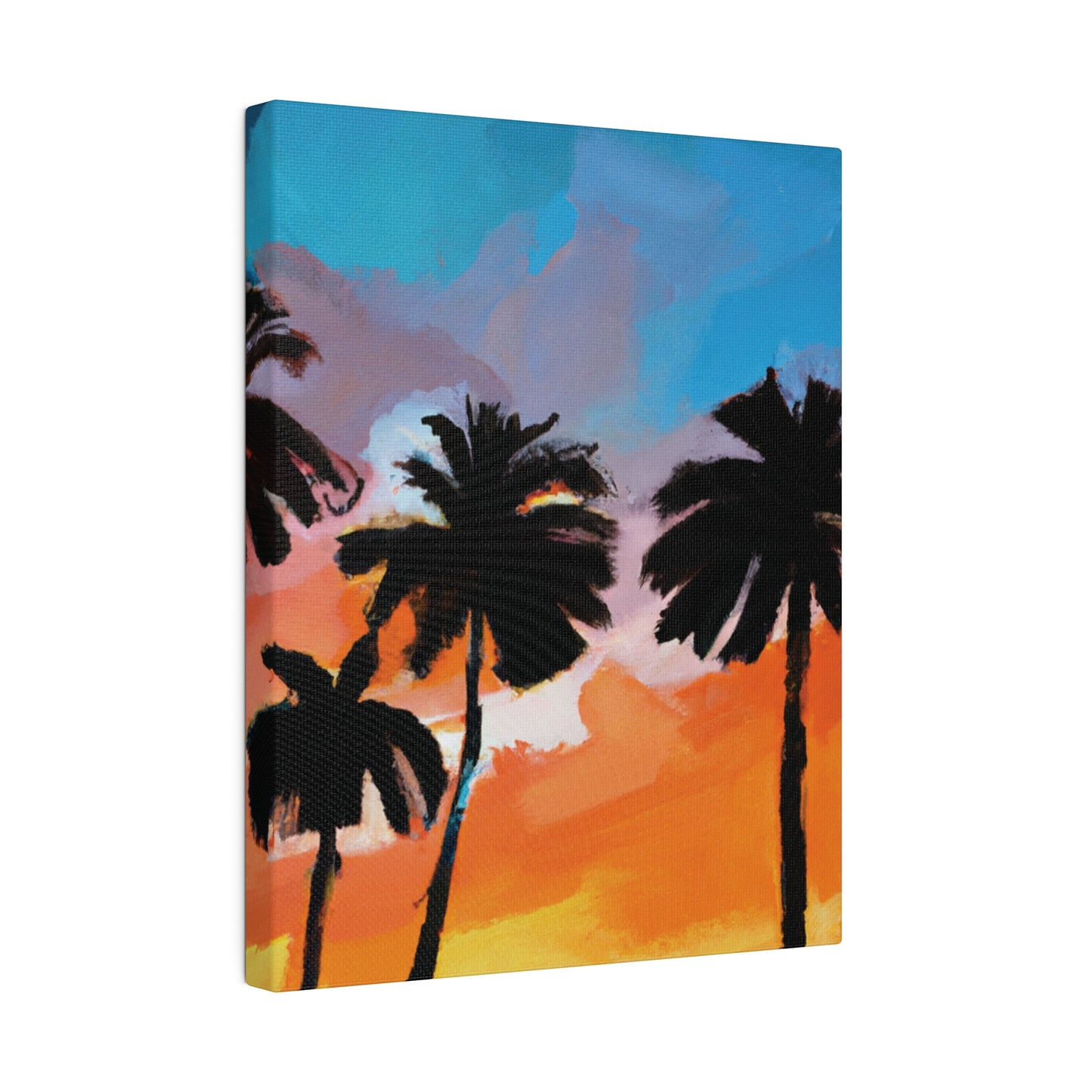 7010V - Miami Beach Sunset Painting Print | Miami | Beach | Sunset | Poster | Home Decor | Wall Art | Canvas